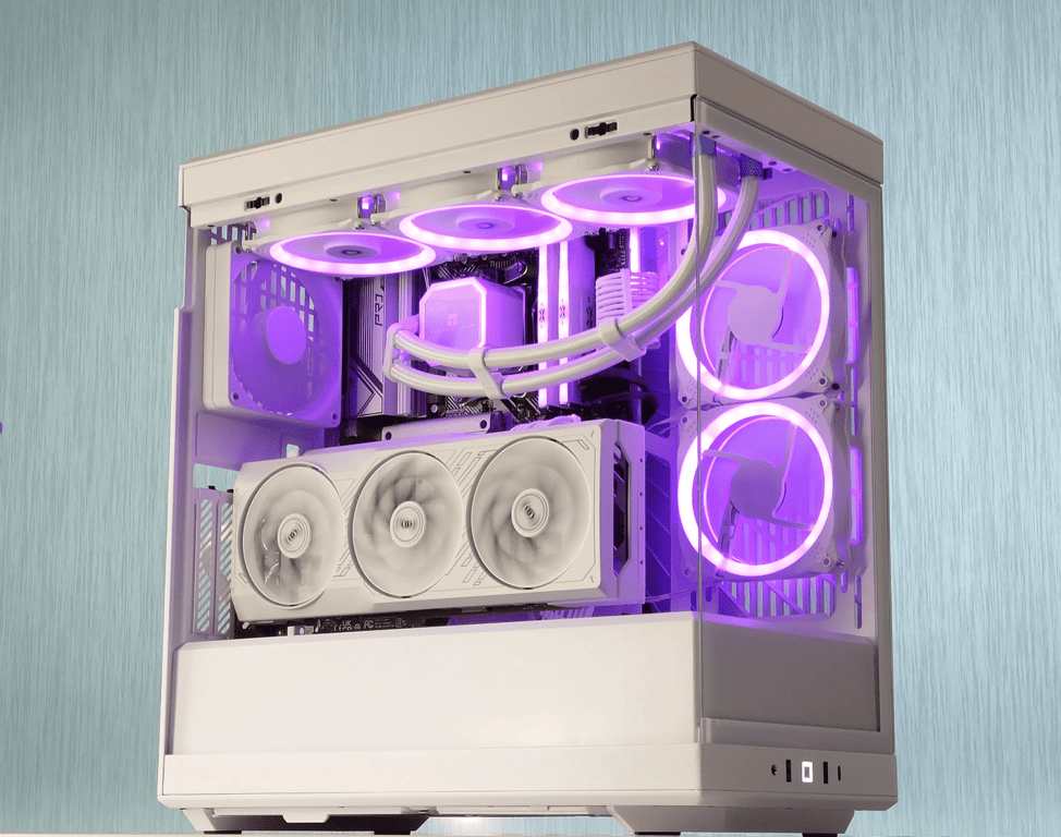 Eclipse: Meet the Ultimate 1440p Gaming Machine: All-White Elegance