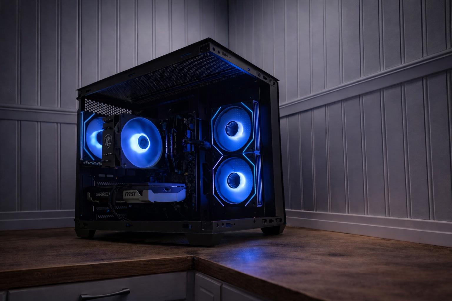 SMOKE RTX 5060ti 8g | 32GB RAM | 850W gold PSU | AMD 5500/ 1TB NVME