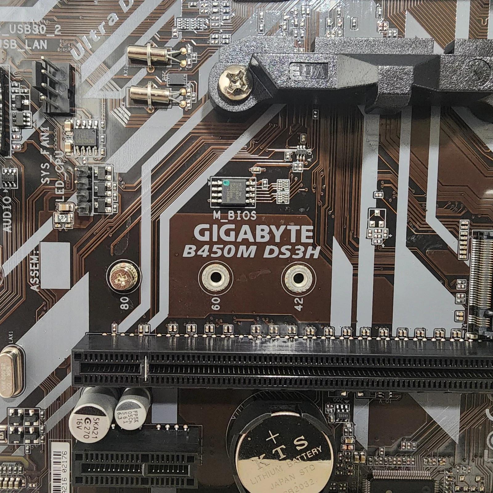 UPDATED BIOS GIGABYTE B450M DS3H DDR4 AM4 MATX Motherboard