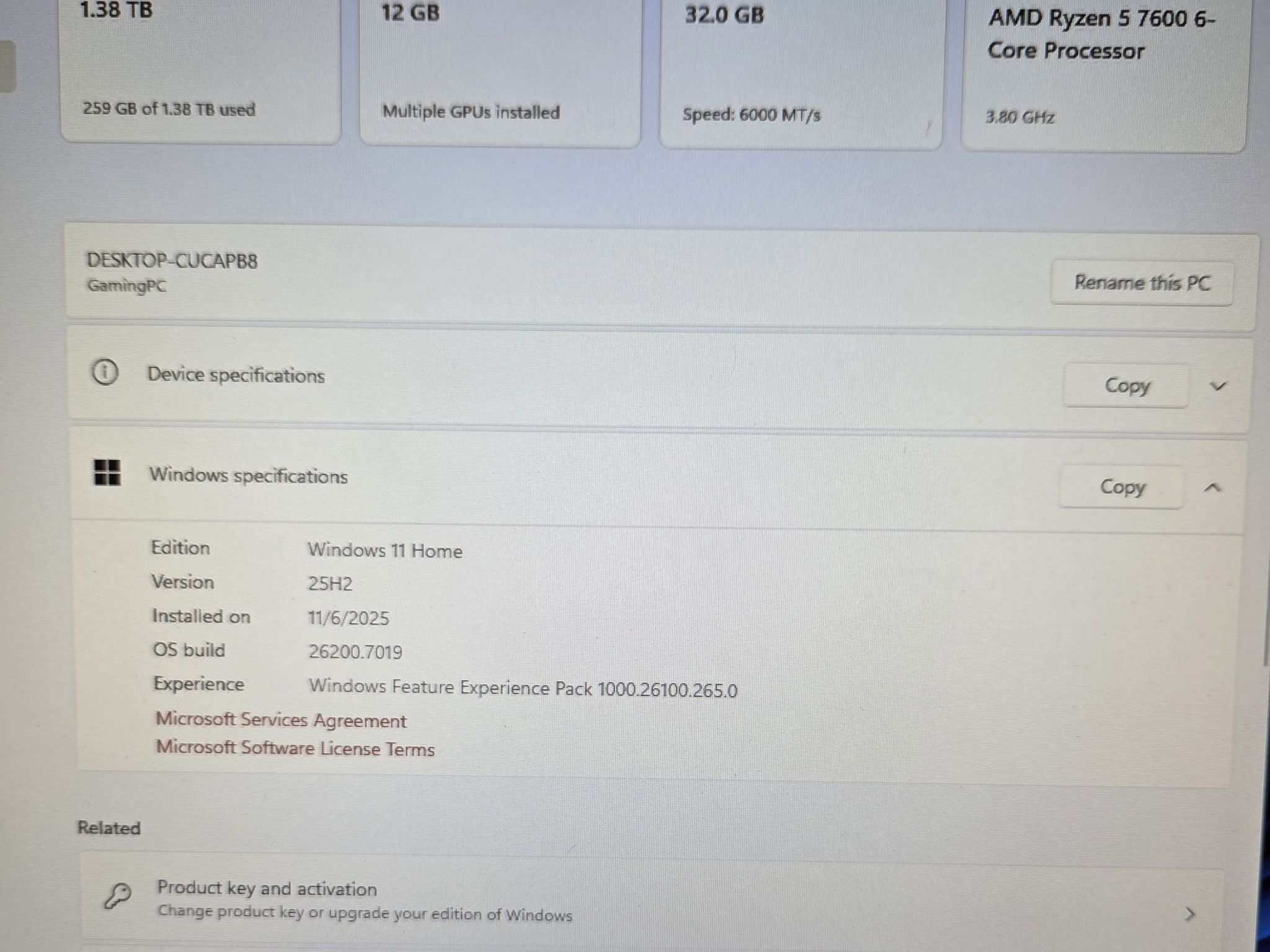 Cooler Master, ASRock, Zotac RTX 5070, Kingston 32GB 6000MHz