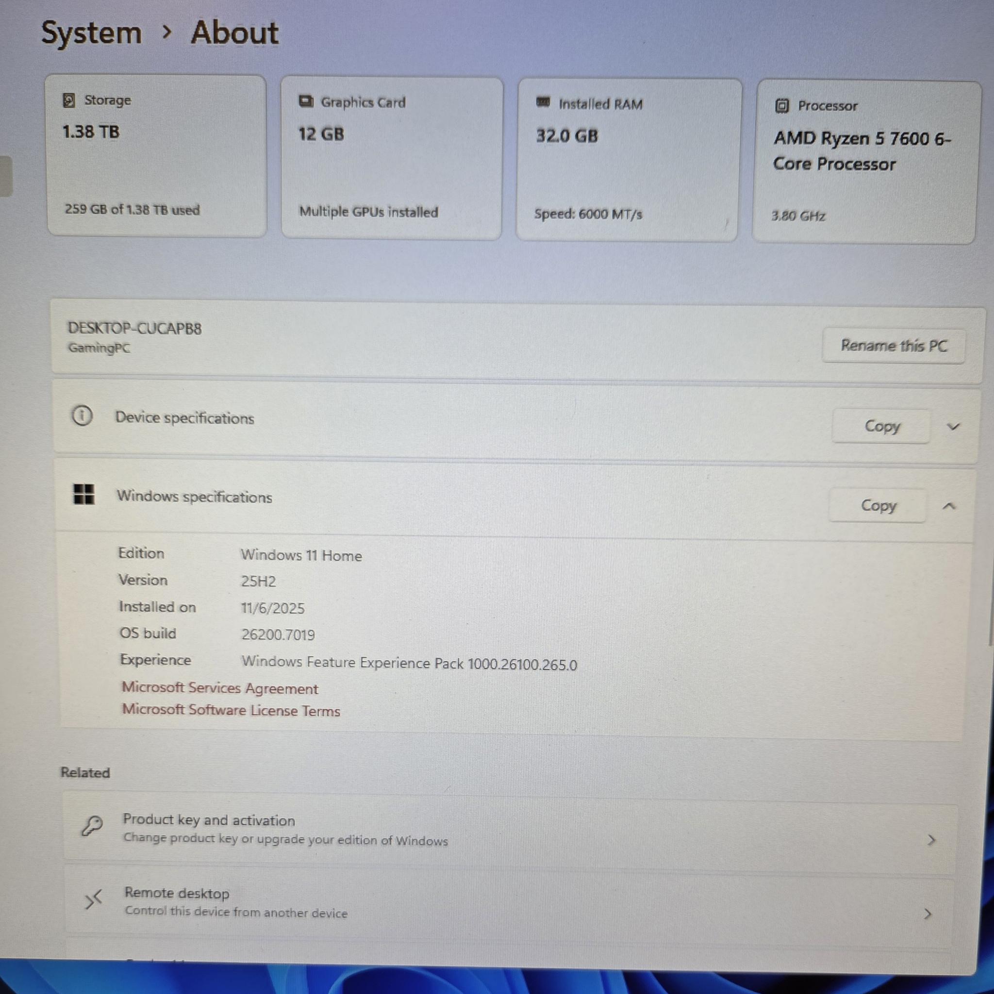 Cooler Master, ASRock, Zotac RTX 5070, Kingston 32GB 6000MHz