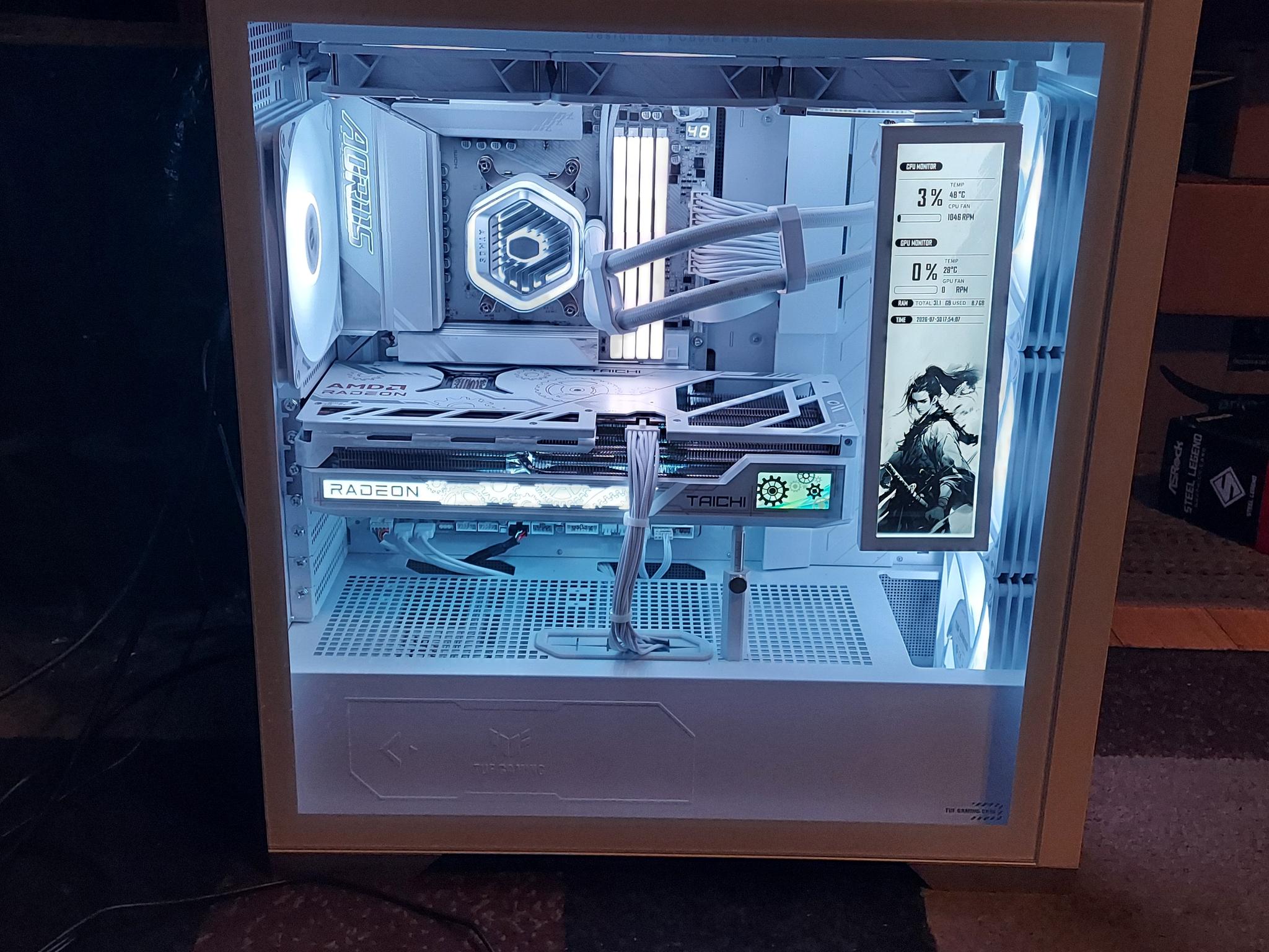 Aorus Ice 9850X3D/RX 9070XT Gaming PC