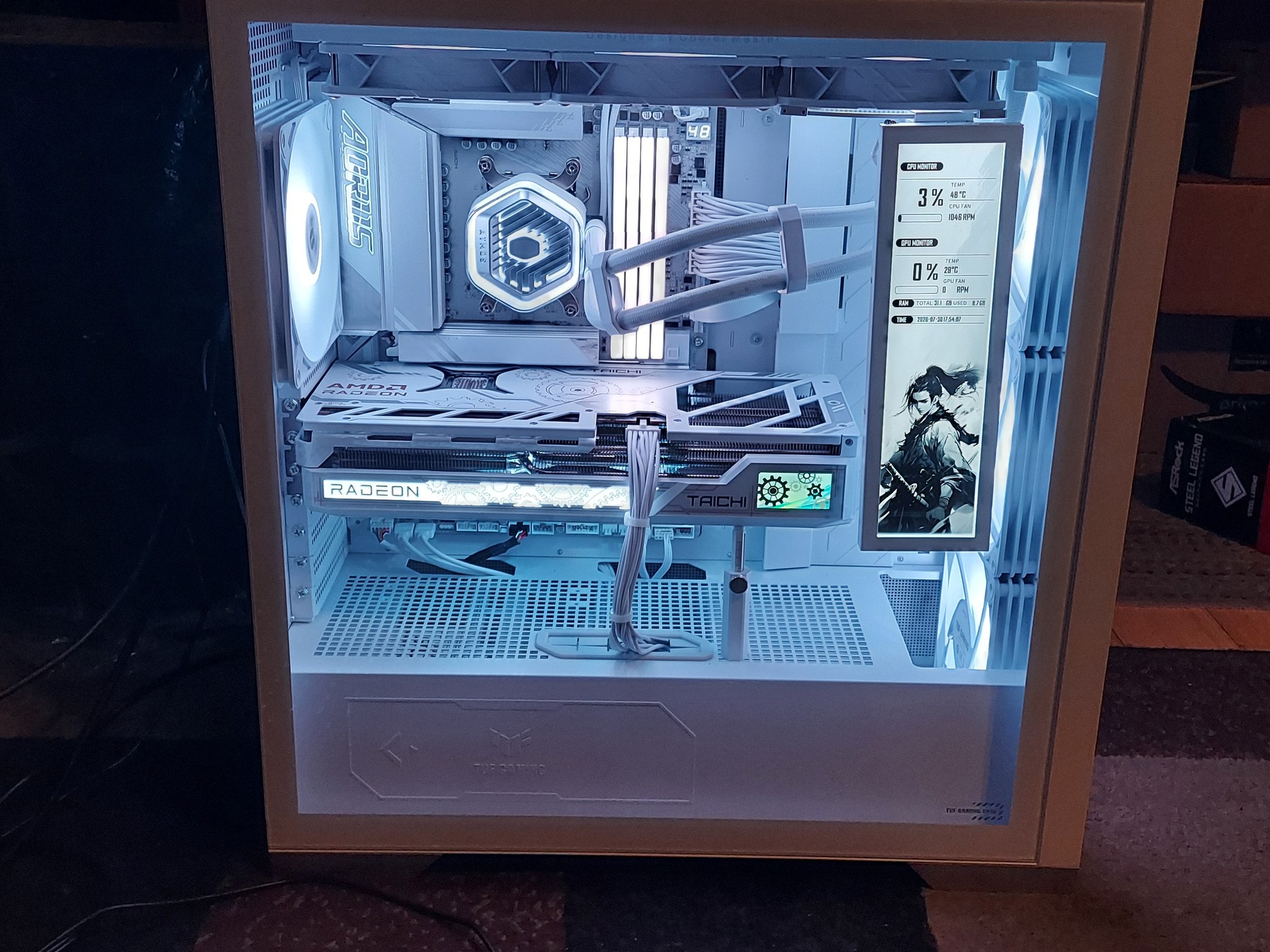 Aorus Ice 9850X3D/RX 9070XT Gaming PC