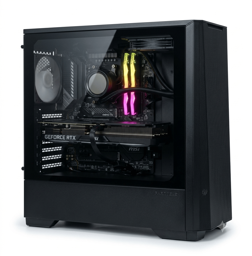 Custom Gaming PC Build GeForce RTX 4070 Ti 3x, Ryzen 7 7800X3D, 32G DDR5, 1TB