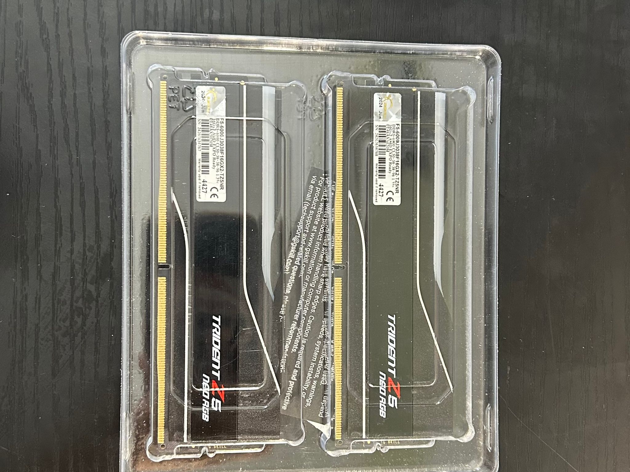 G.Skill Trident Z5 32GB DDR5-6000 (2x16GB)