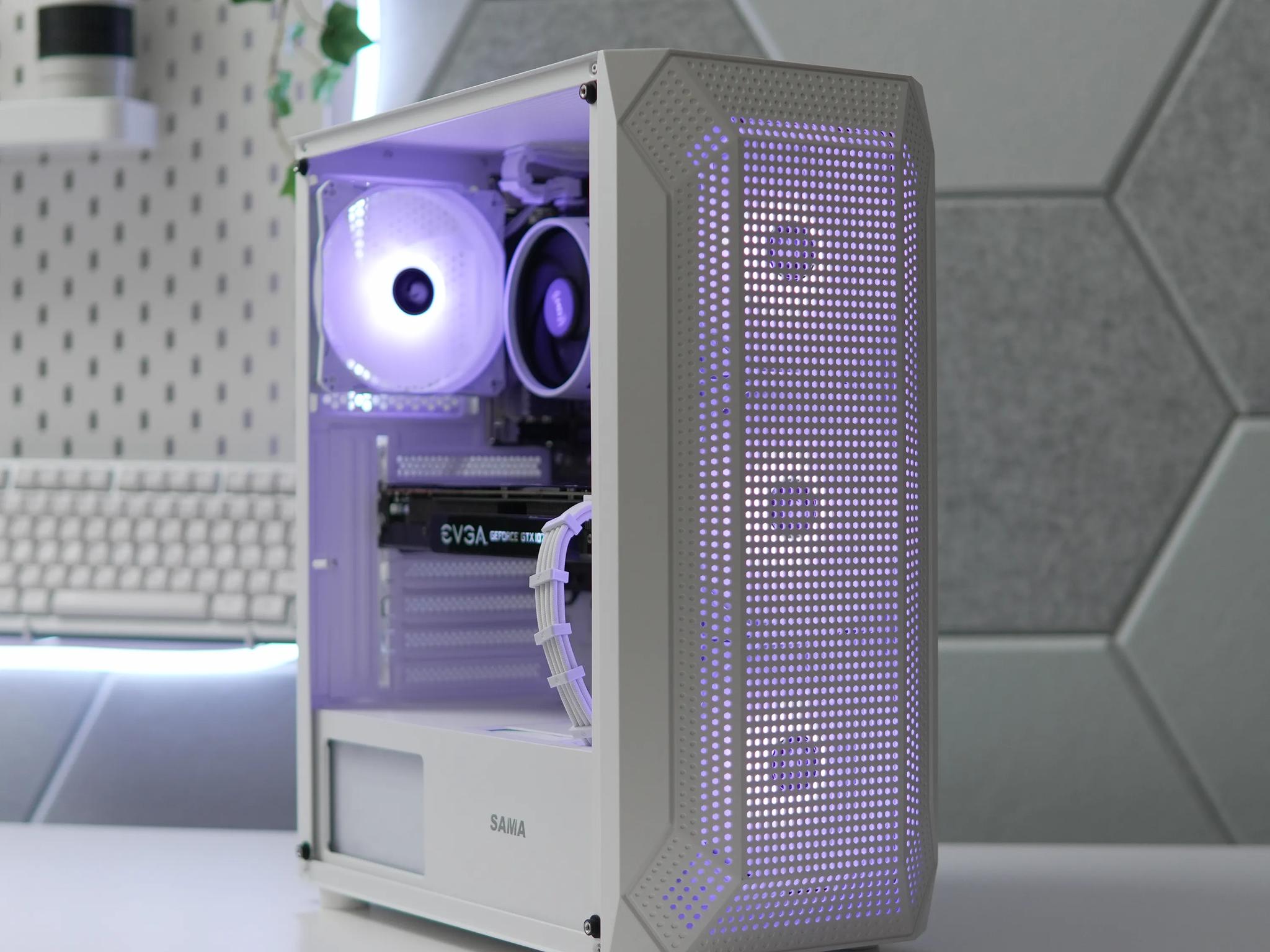 White Gaming PC! RYZEN 5 | GTX 1070 TI | 16GB RAM | WIFI |