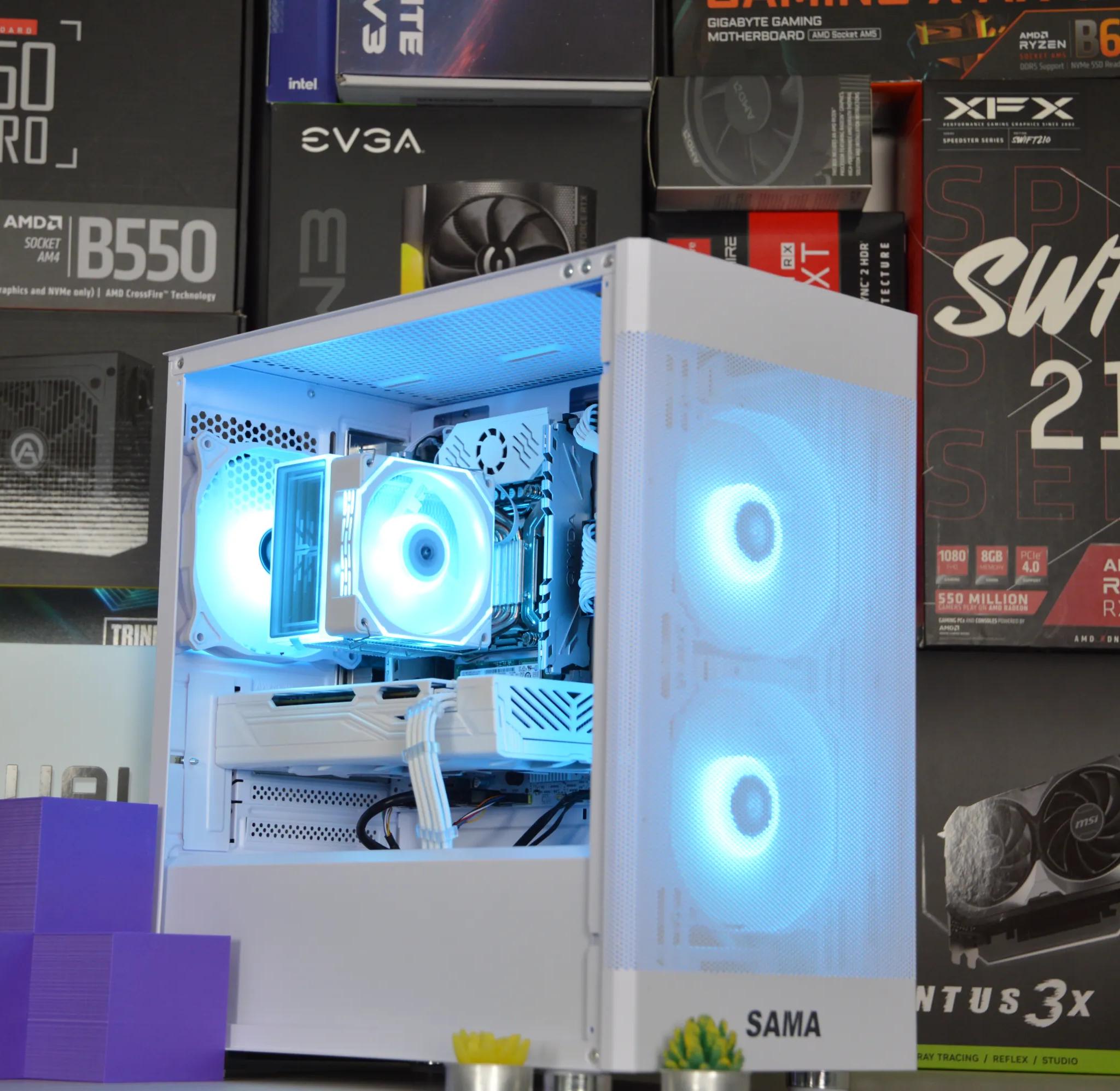 ⚪⚪| RX 580 8GB | INTEL XEON E5 2670 V3 | 16GB DDR4 RAM | 512GB NVME SSD | Ice Frost |