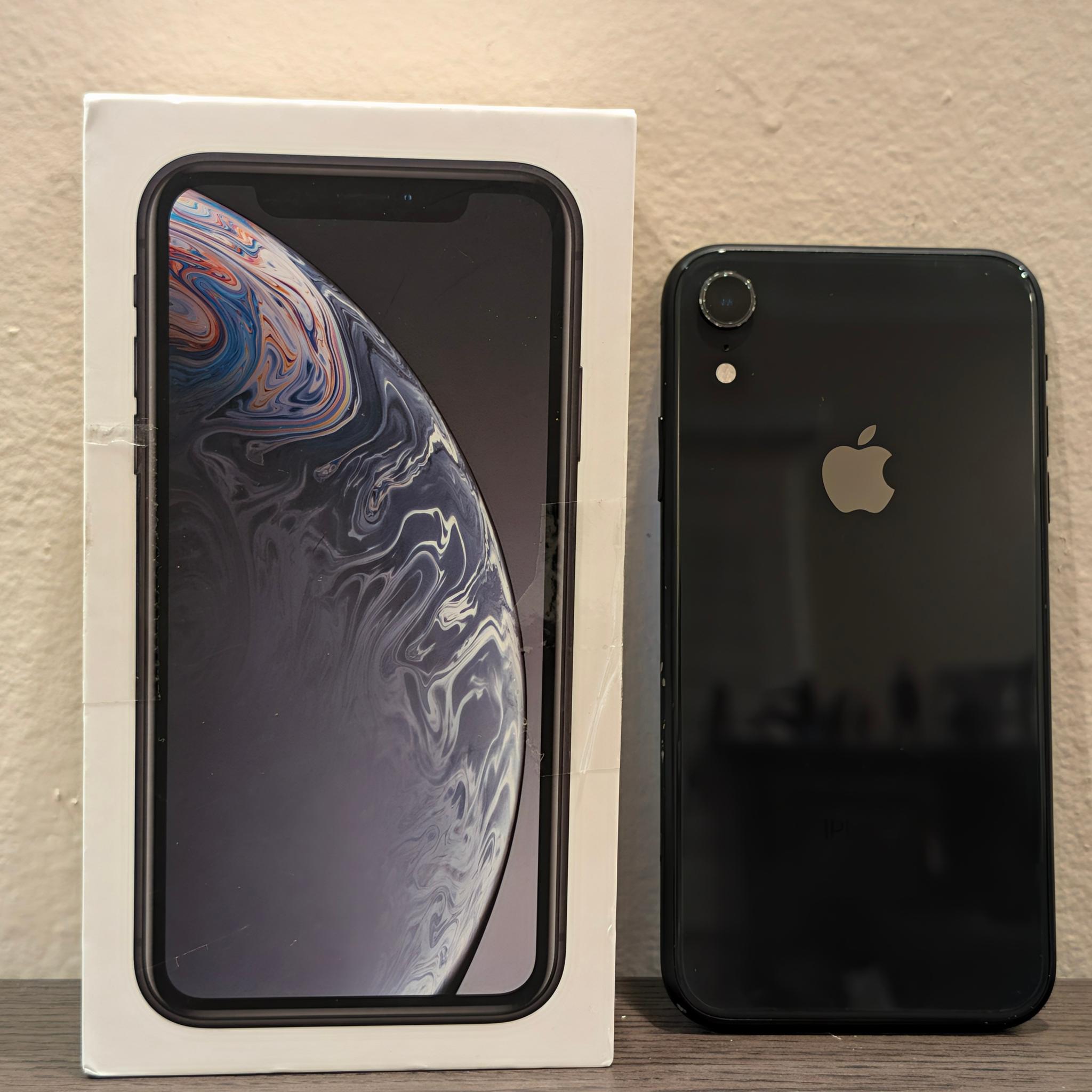 Apple iPhone XR, 64GB, Black, Unlocked, MT302LL/A