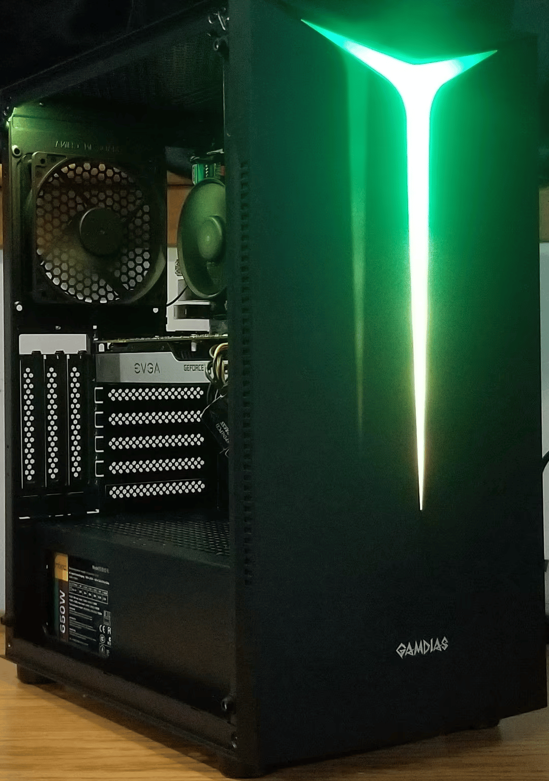 black i7 budget rgb gaming pc. 