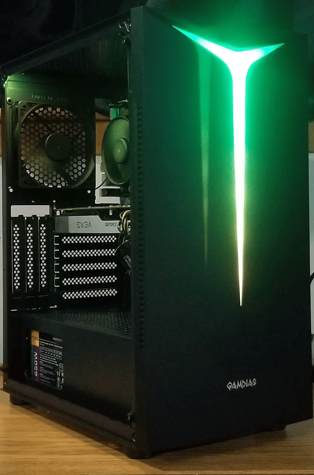 black i7 budget rgb gaming pc. 