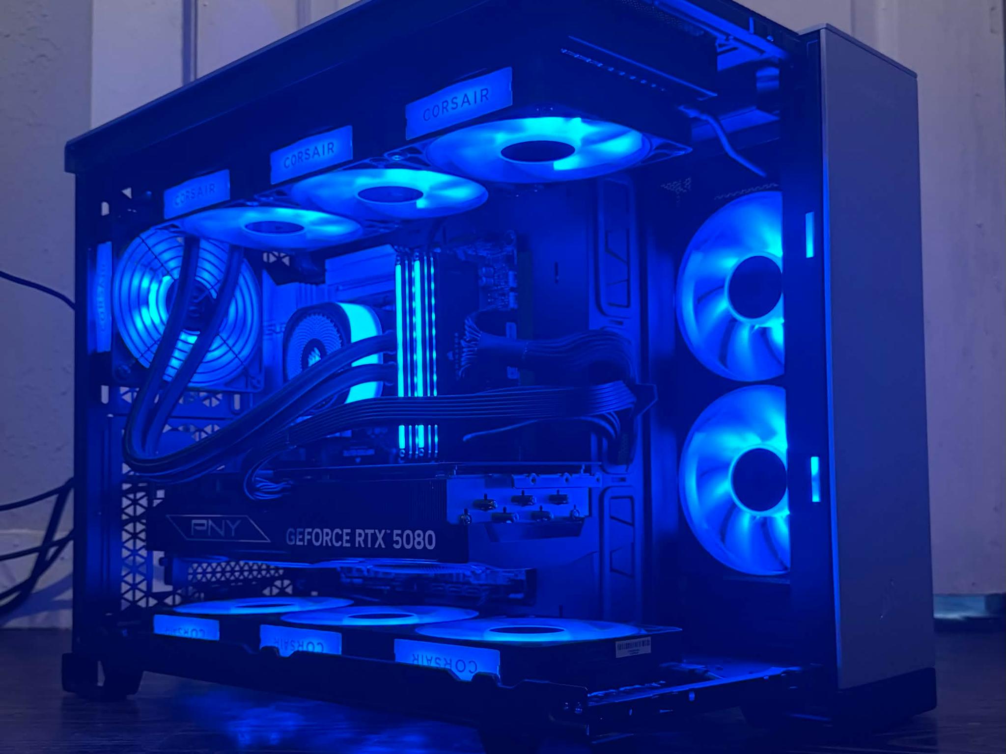 Black/Satin Gray: Intel Core Ultra 9 285K, GeForce RTX 5080, 32GB DDR5, 2TB M.2 SSD, Win11 Home