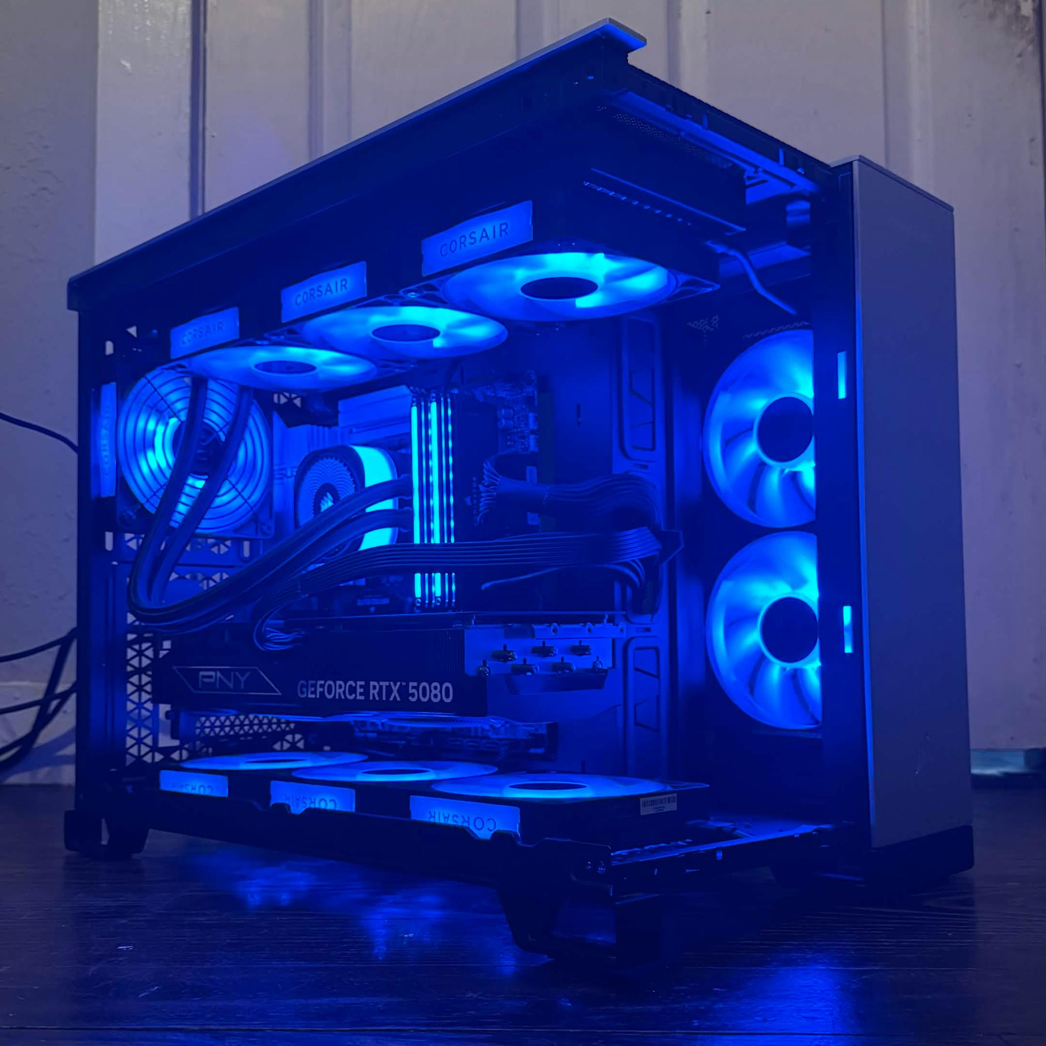 Black/Satin Gray: Intel Core Ultra 9 285K, GeForce RTX 5080, 32GB DDR5, 2TB M.2 SSD, Win11 Home