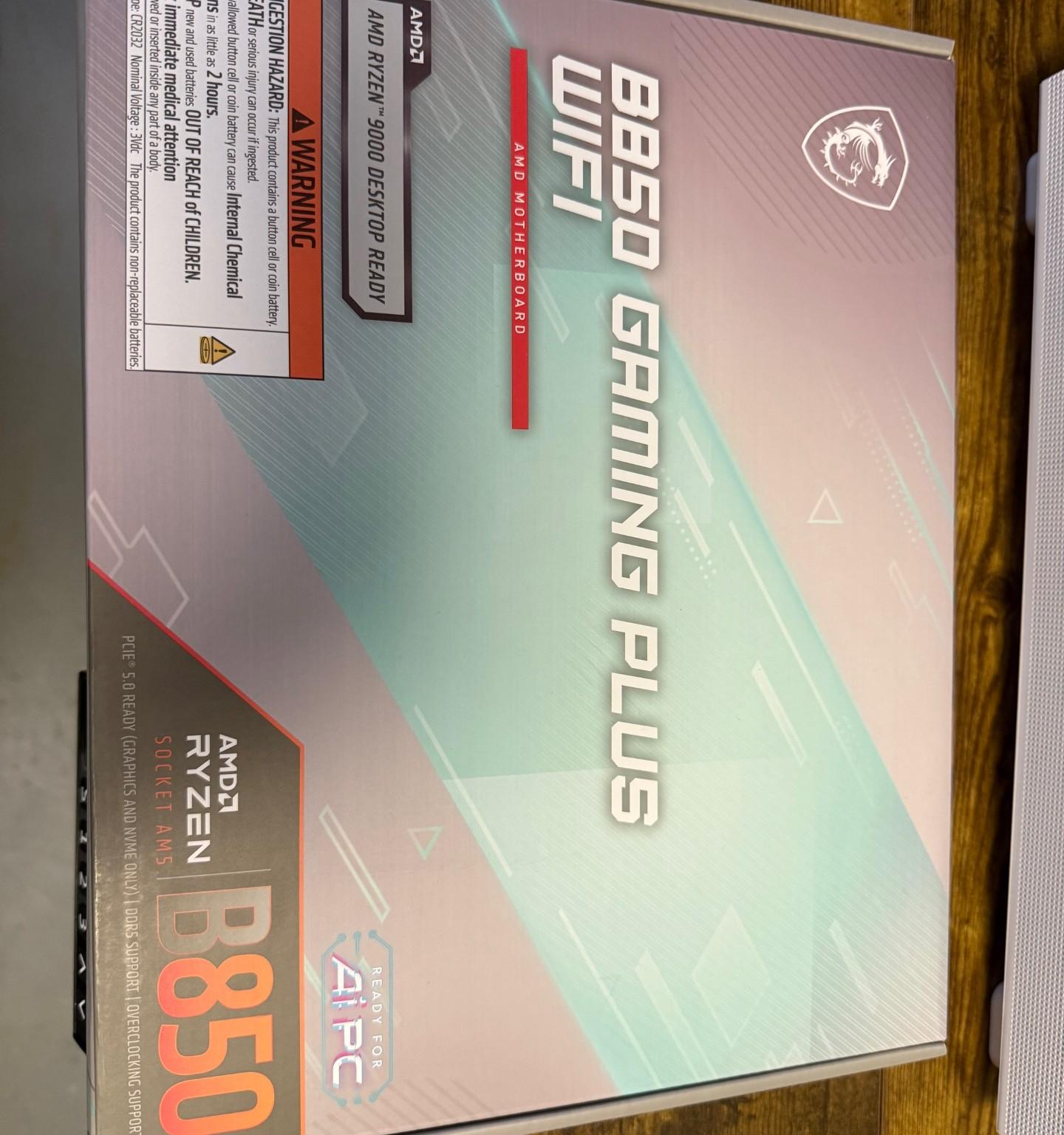 MSI B850 Gaming Plus Wi-Fi ATX Motherboard - AM5 socket - NEW