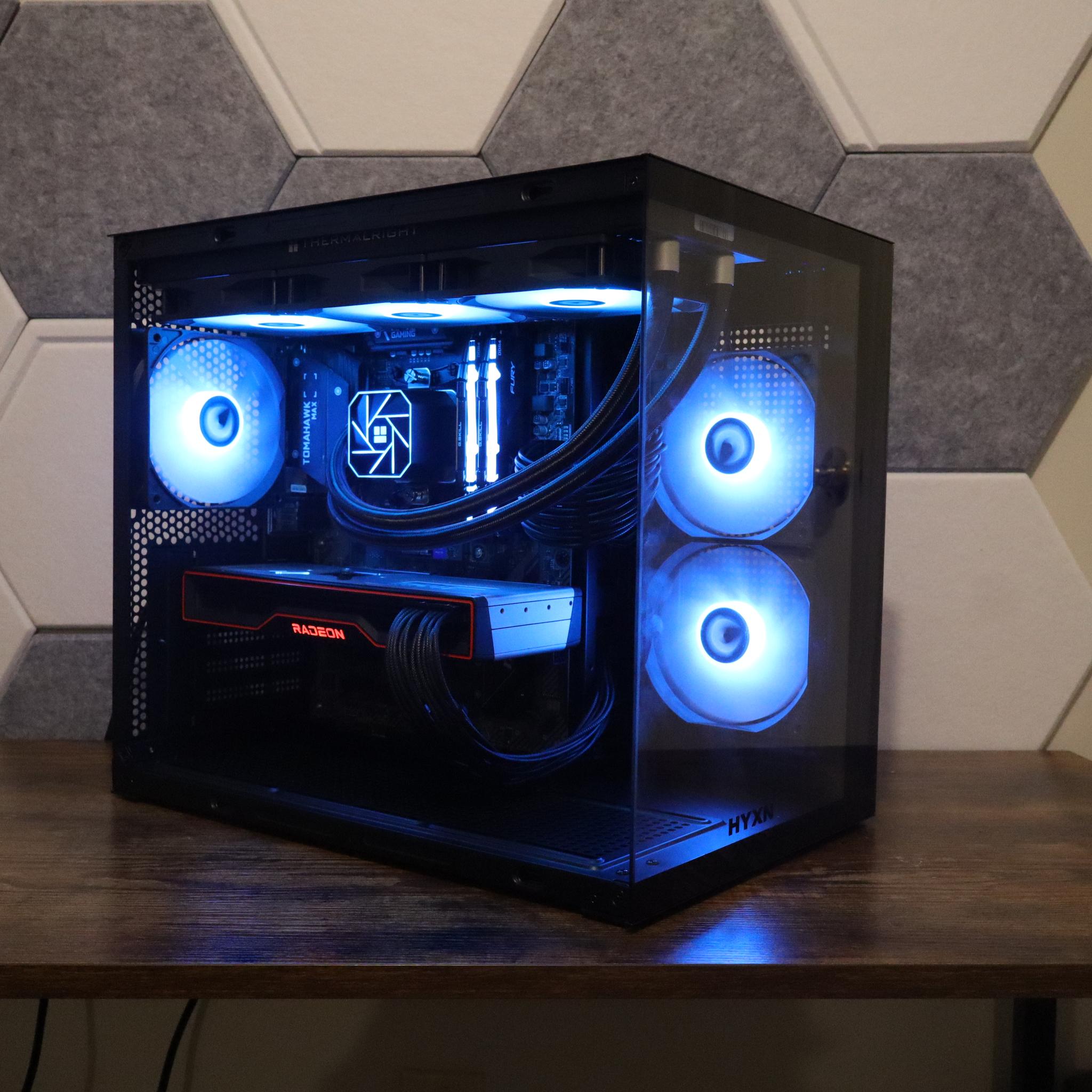 Radeon RX 6800 16GB custom Gaming Pc - Ryzen 7 5700 - 32gb Ram - 1Tb SSD - Windows 11 wifi & BT