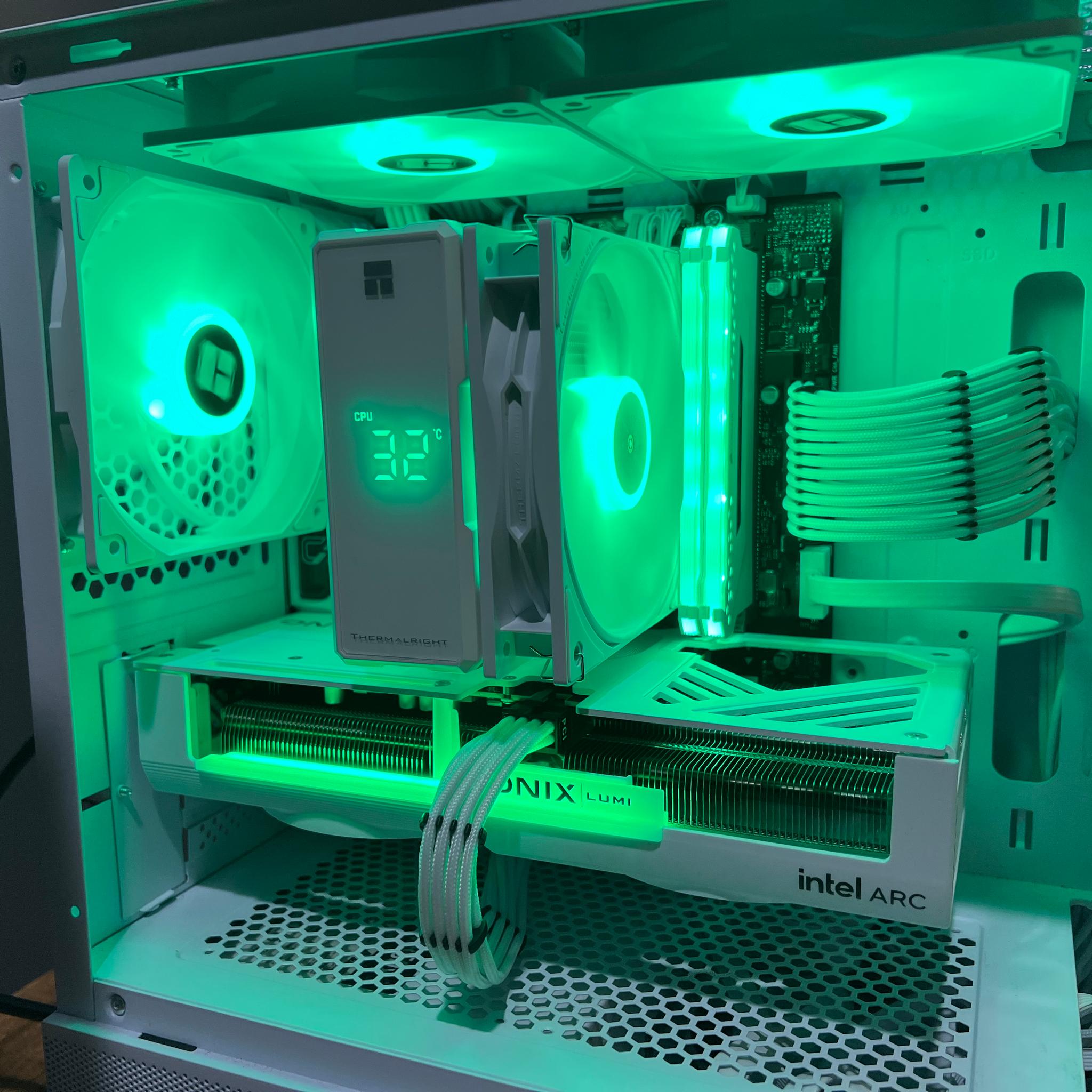 i5-12600kF / Arc B580 “LUMI White” Gaming PC