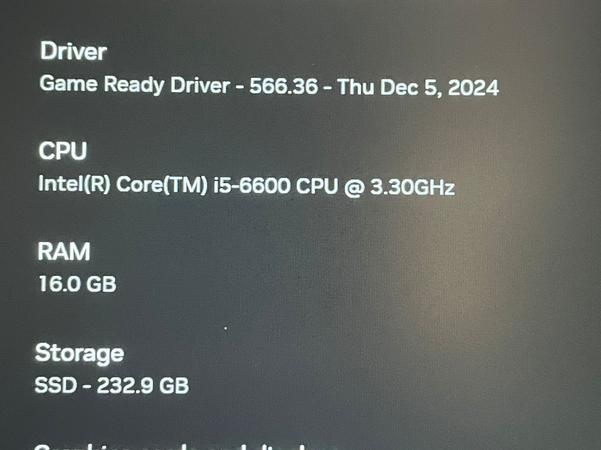 Gaming PC (GTX 1050, i5-6600, 16GB DDDR4, 250GB SSD)