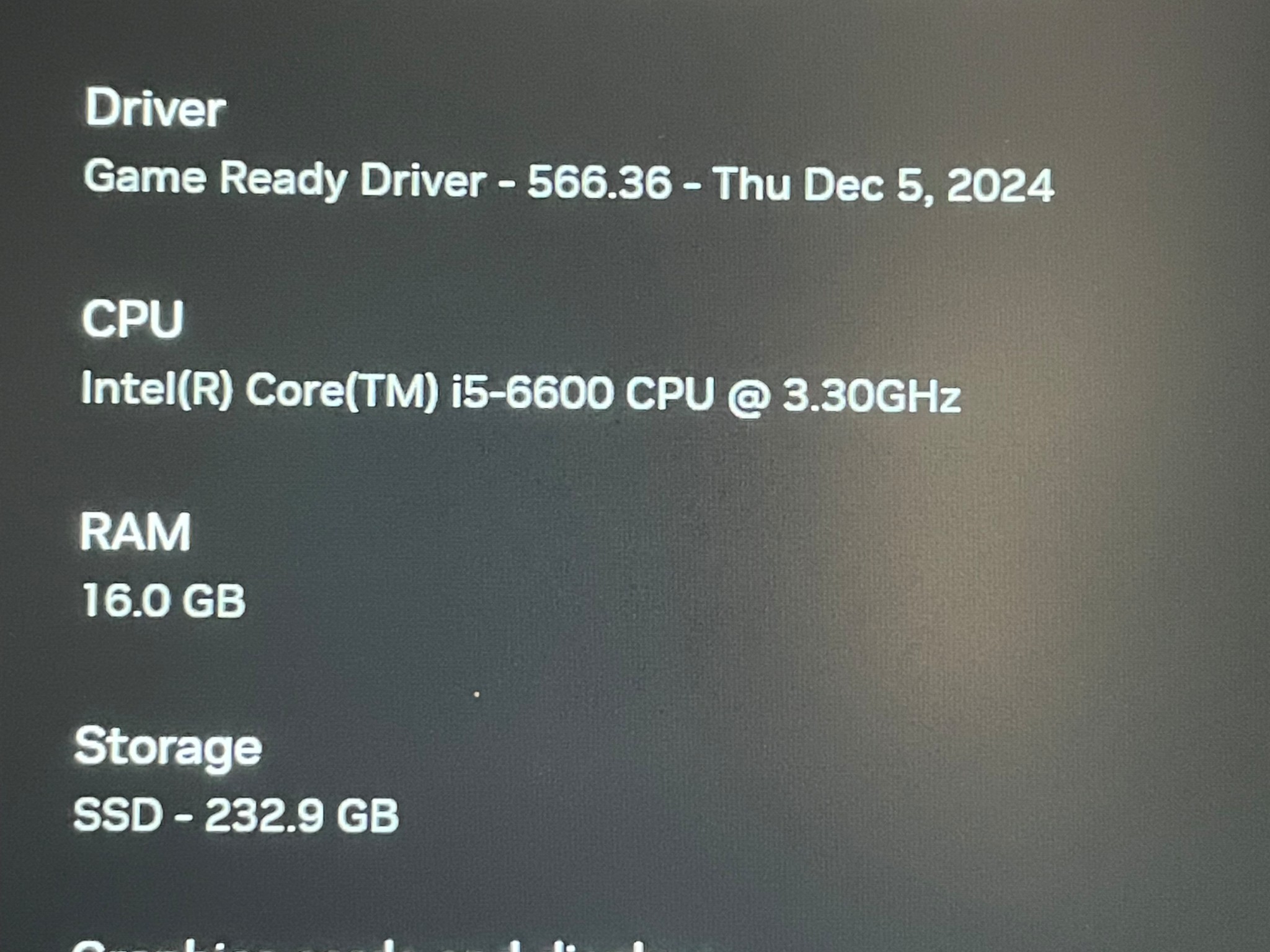Gaming PC (GTX 1050, i5-6600, 16GB DDDR4, 250GB SSD)