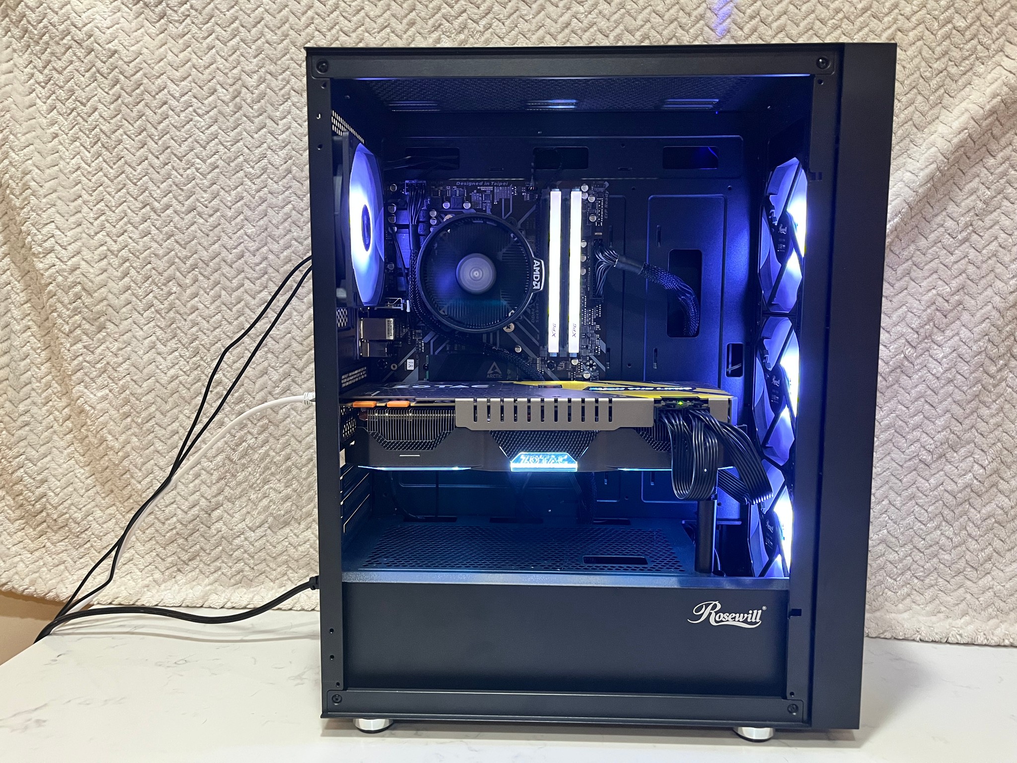 GTX 1070 + Ryzen 5 3600 | 16GB RAM | 512GB NVMe | WiFi Gaming PC