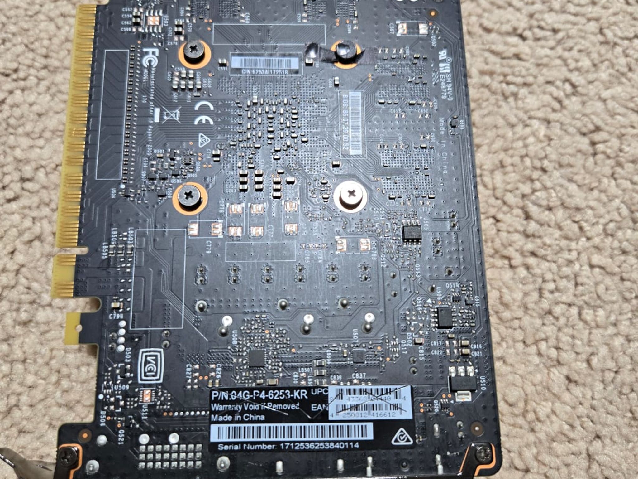 EVGA GeForce GTX 1050 Ti 4GB