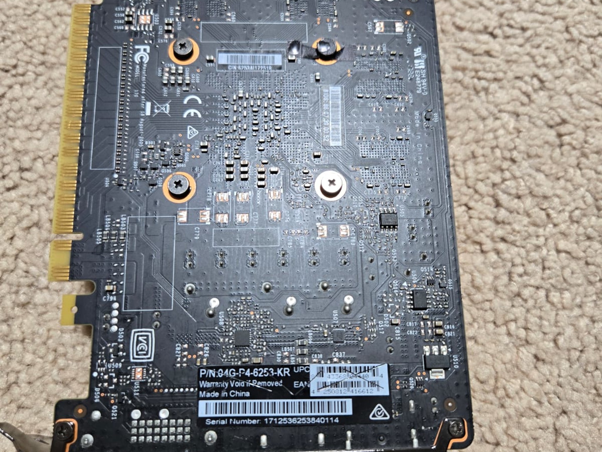 EVGA GeForce GTX 1050 Ti 4GB