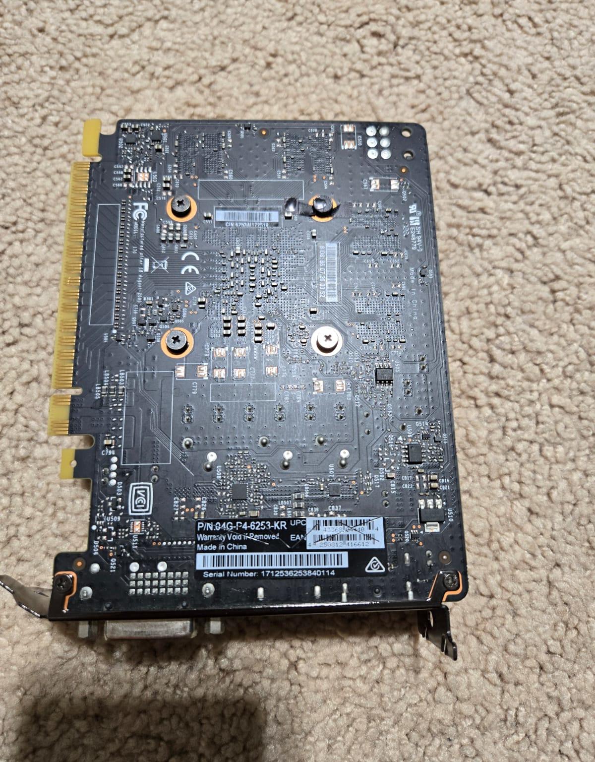 EVGA GeForce GTX 1050 Ti 4GB