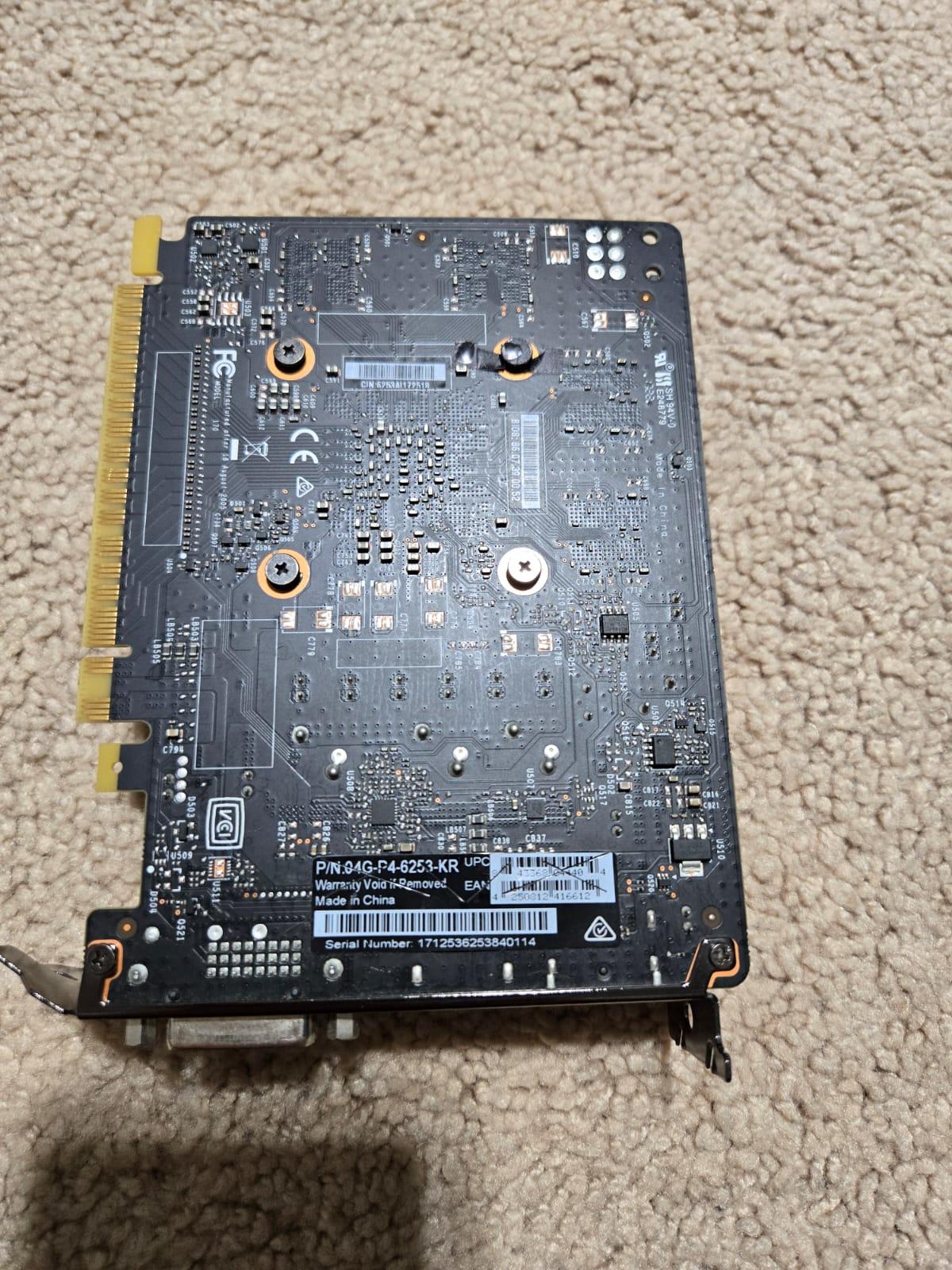 EVGA GeForce GTX 1050 Ti 4GB