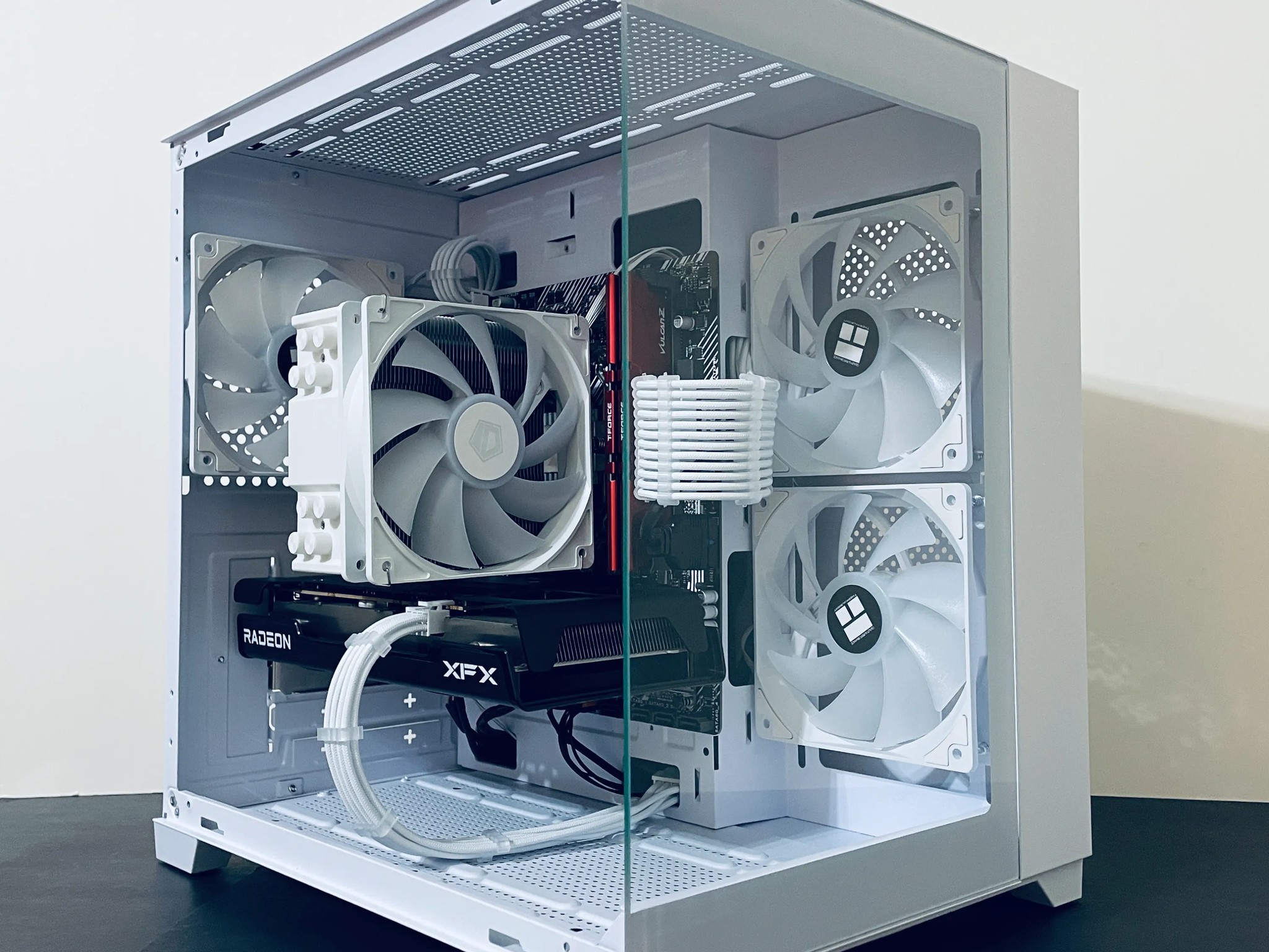 ❄️White Gaming PC w RGB - Ryzen 5 4500 ● 16GB RAM ● 1TB SSD - RX 6600 8GB ● Great Value 1080p