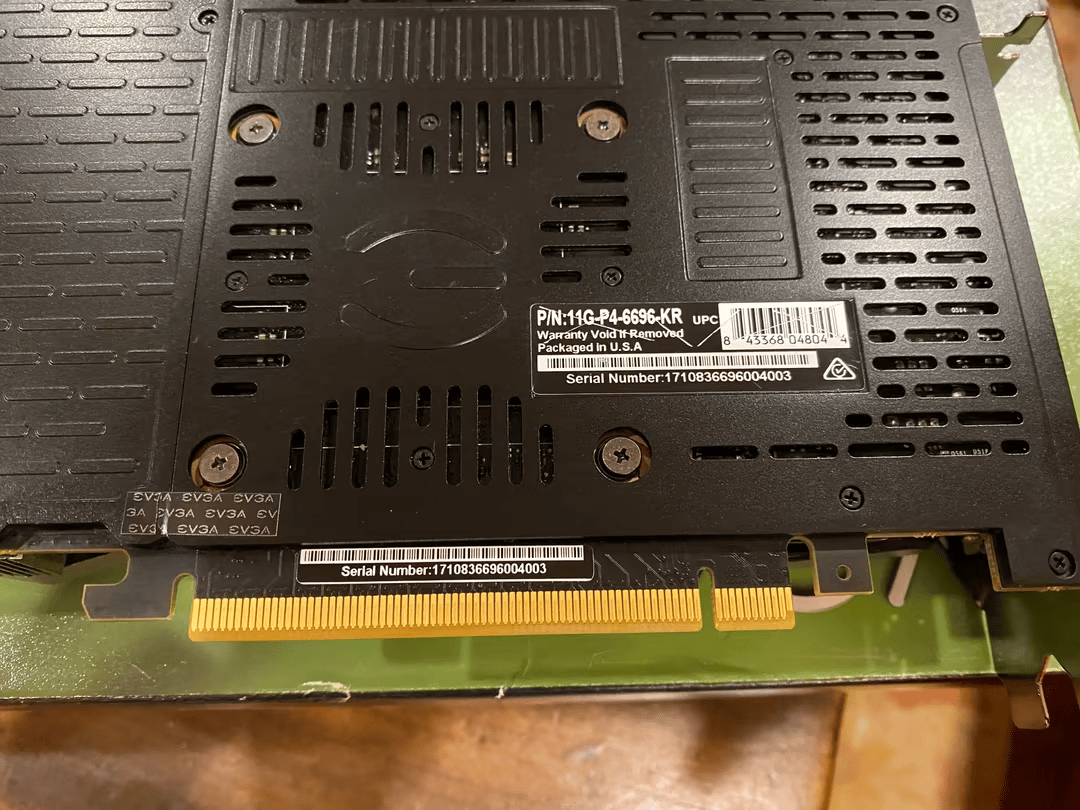 EVGA 1080 Ti FTW3 11GB GDDR5X 