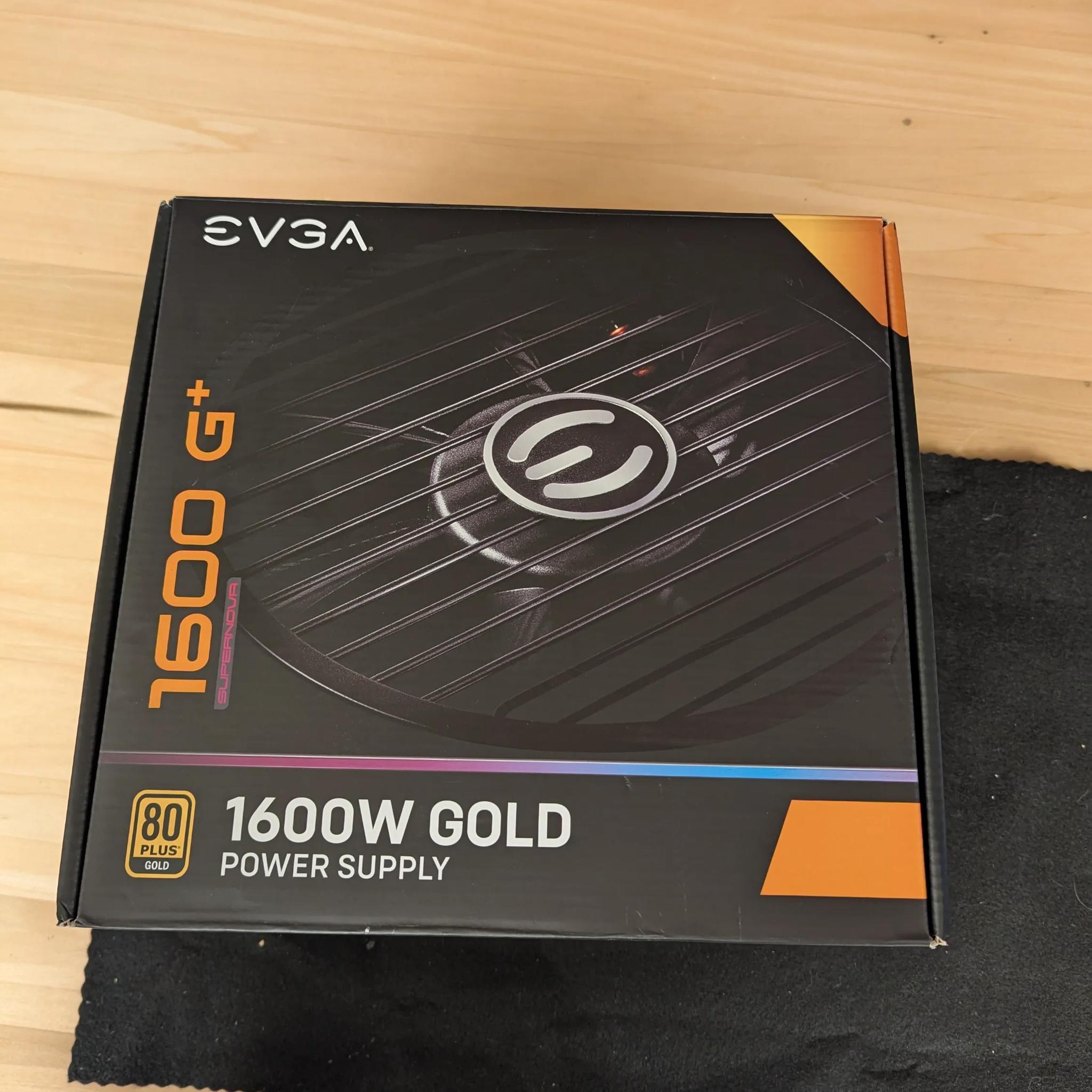 💥 EVGA SuperNOVA 1600 G+ | 80+ Gold 1600W PSU – Monster Power Supply with ALL CABLES