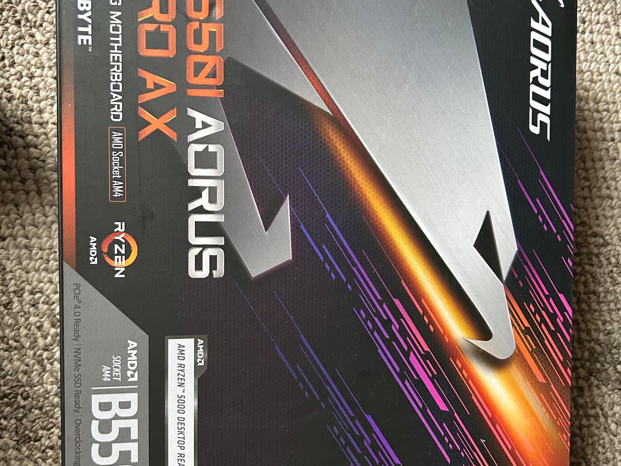Gigabyte Aorus B550I Pro AX Motherboard