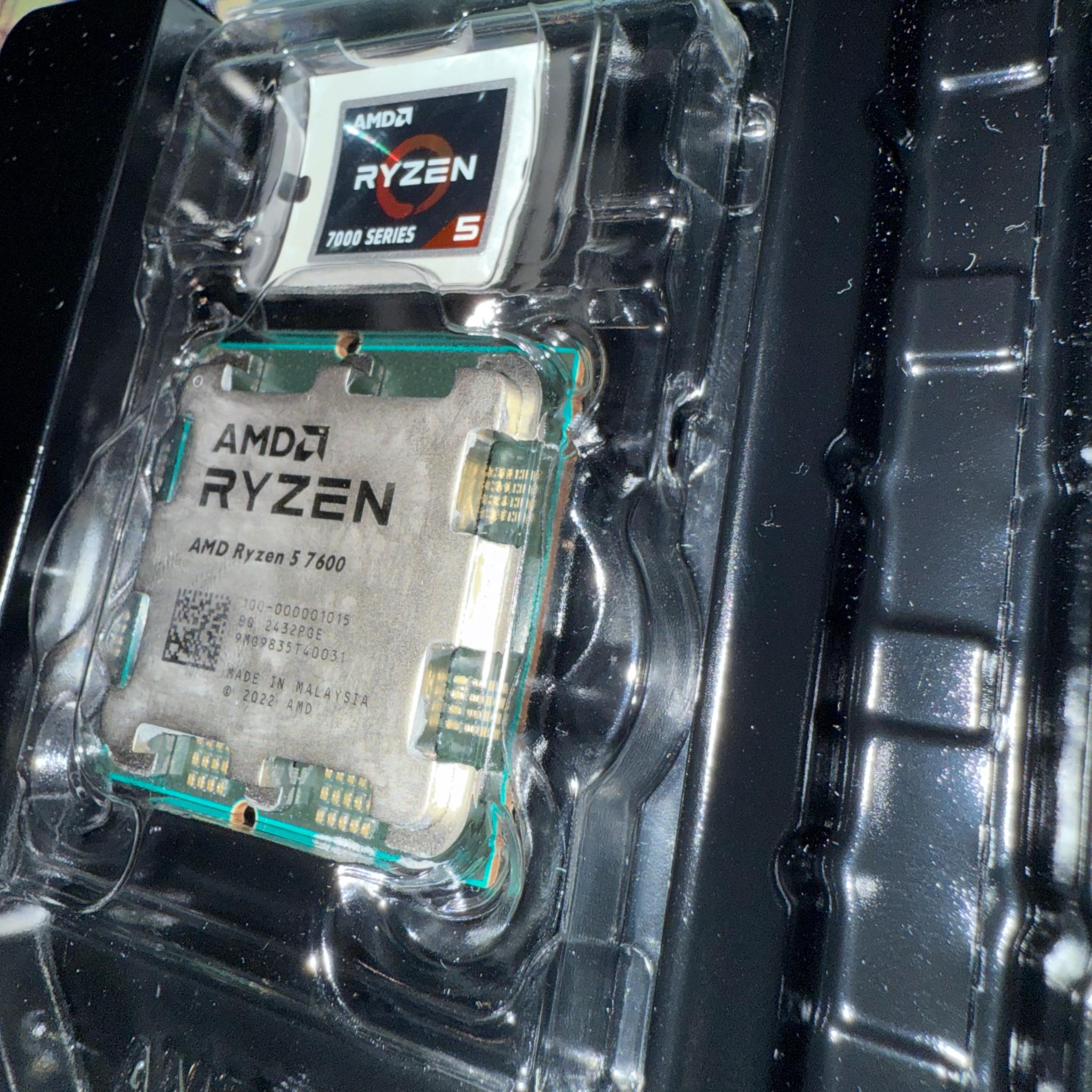 AMD ryzen 5 7600 6 core 12 thread cpu