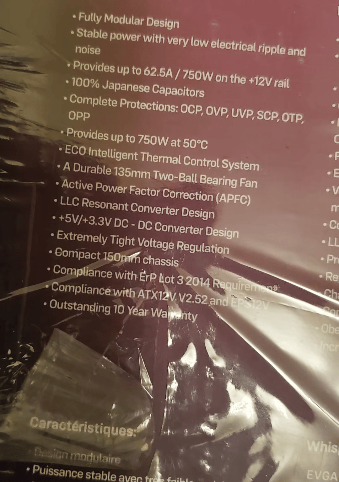 Evga 750w Supernova 80+ Gold