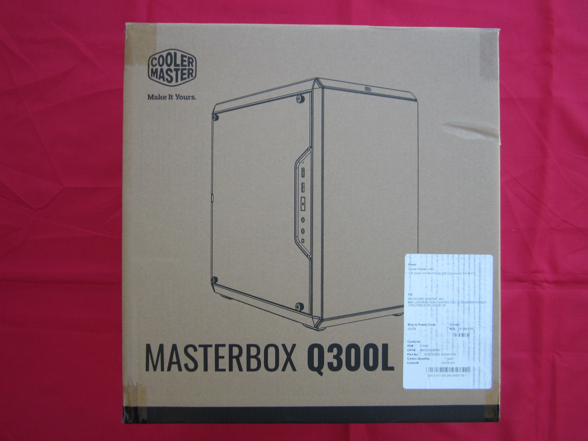 New Cooler Master Q300L Mini Tower Case Black