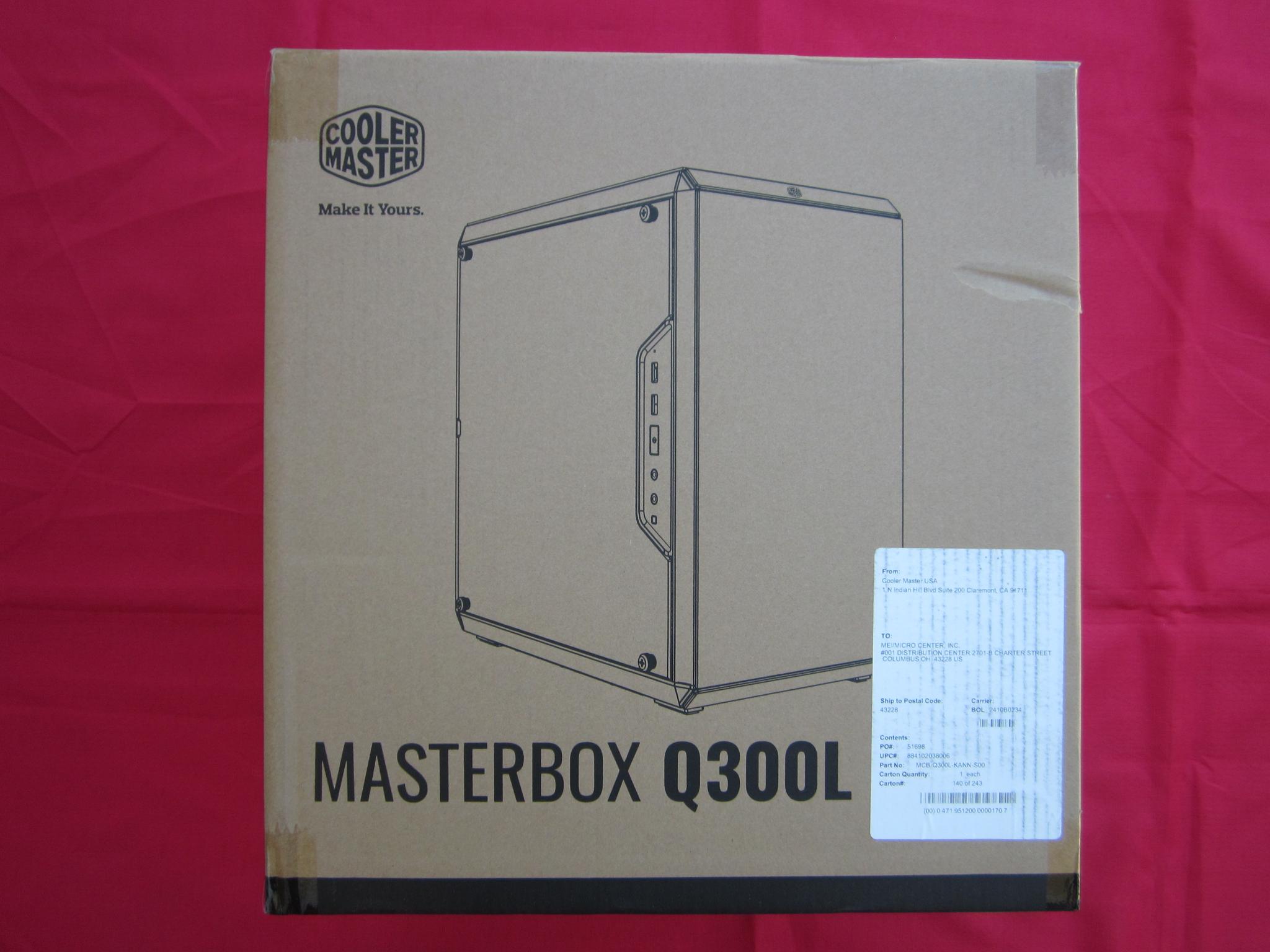 New Cooler Master Q300L Mini Tower Case Black