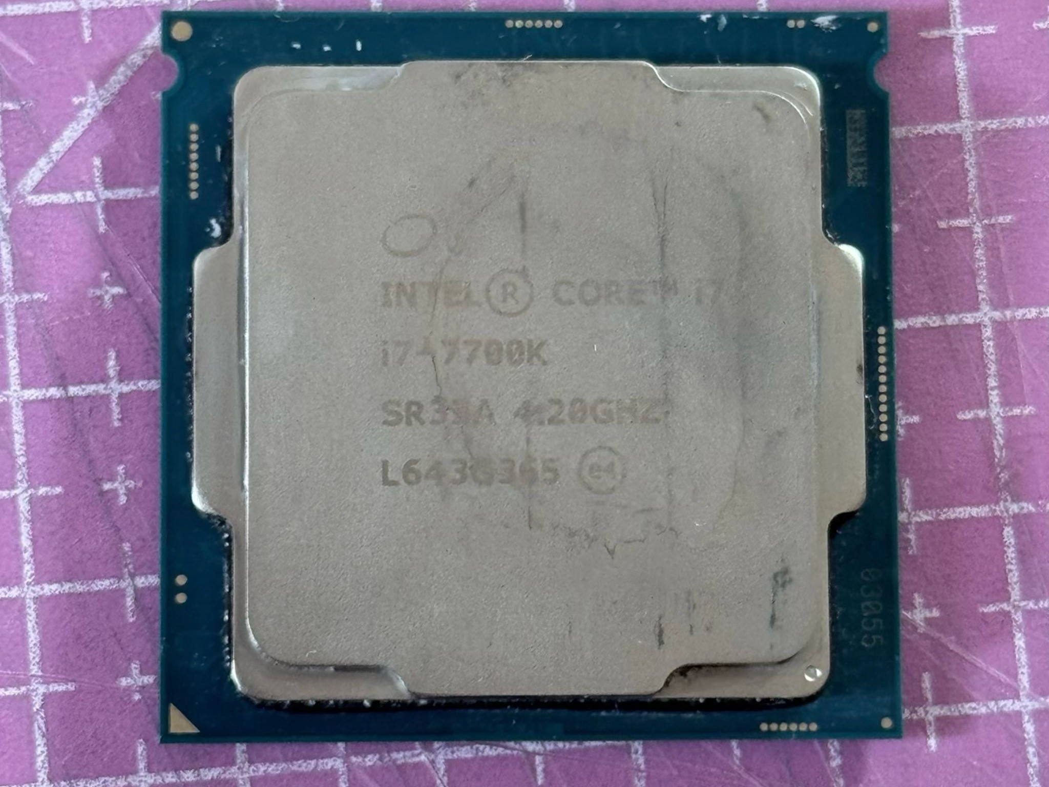 Intel Core i7-7700K 4.20GHz Quad Core SR33A 8 Thread LGA 1151