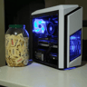 Sleek White Gaming PC