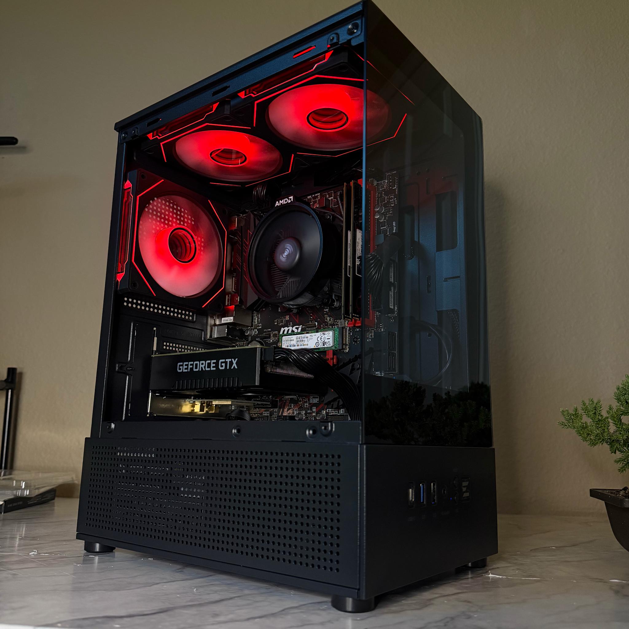 GeForce GTX 1660 Custom Gaming PC - Ryzen 5 2600, 16GB RAM
