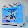 White RX 9070 XT Ryzen 7 7700X 32GB DDR5 2TB M.2 Win 11 Pro Gaming PC