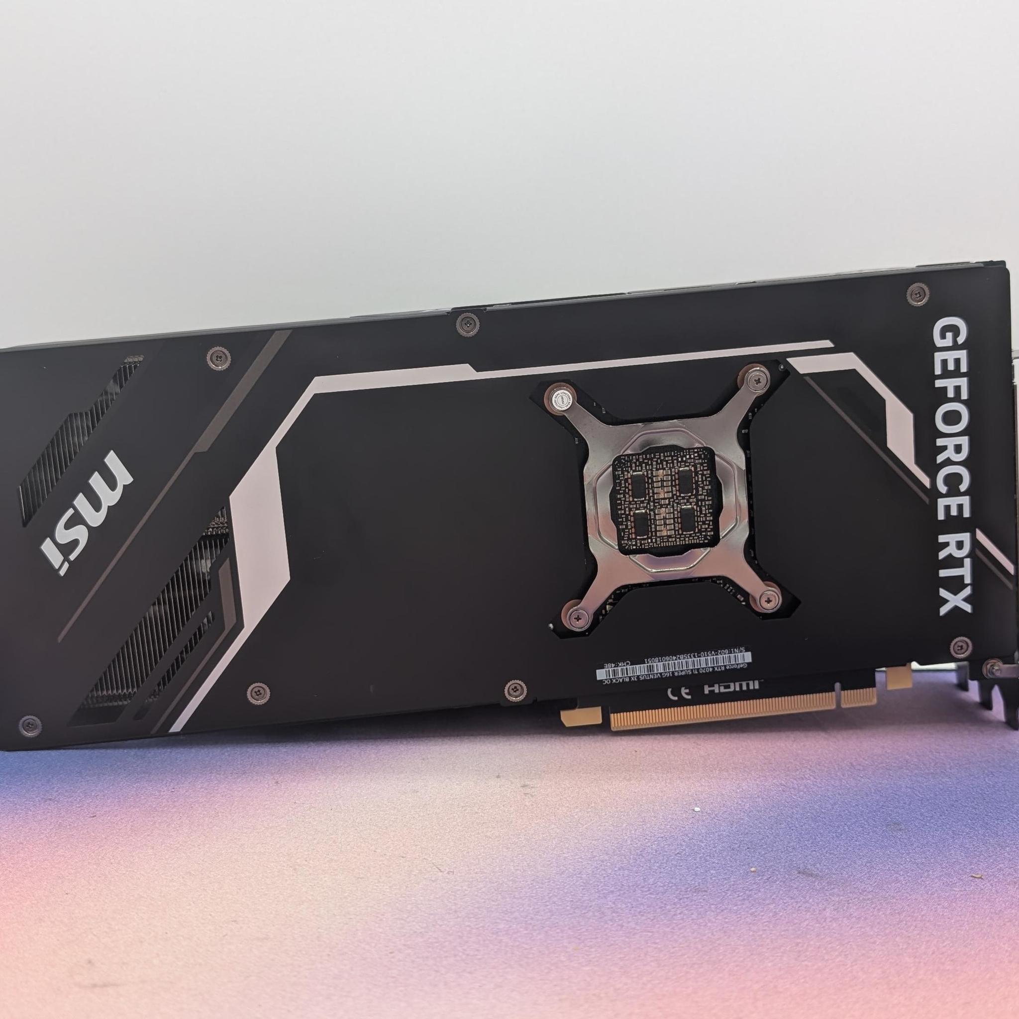 MSI Ventus 3X Black OC RTX 4070Ti Super