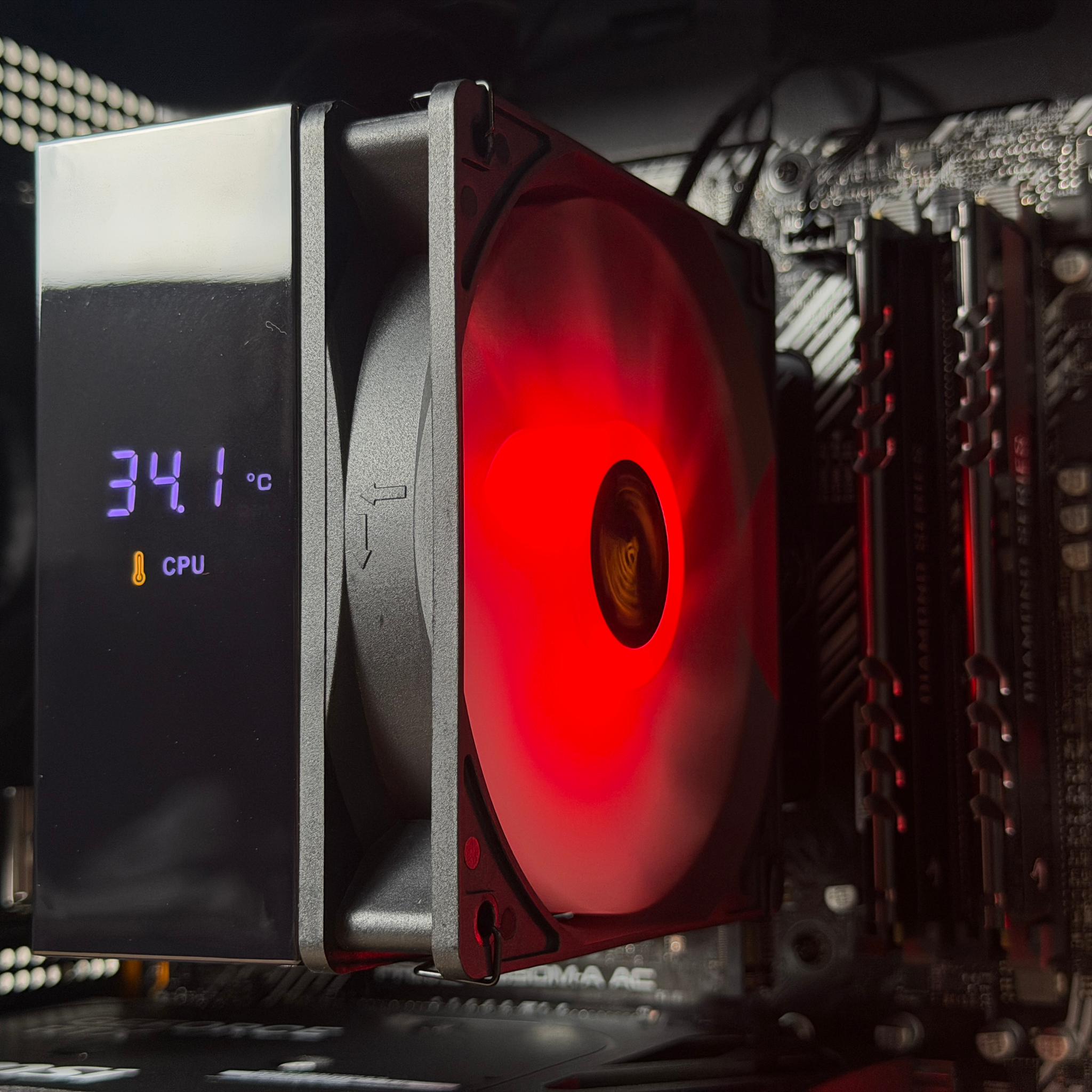 ♠️ Black Gaming PC ♠️ RTX 5050 ( = 4060) | Ryzen 5 5500 | 16gb RGB RAM | 1TB SSD - WiFi, BlueTooth