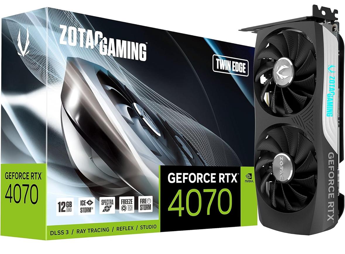 Zotac Gaming 4070 Twin Edge OC Edition
