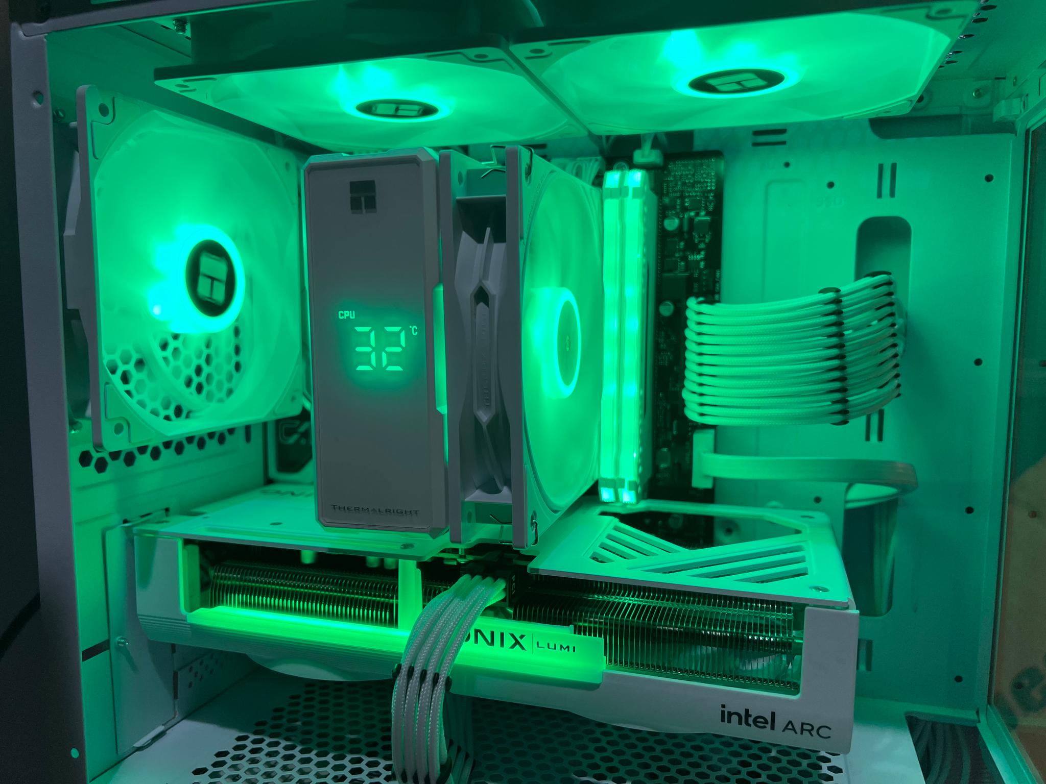 i5-12600kF / Arc B580 “LUMI White” Gaming PC