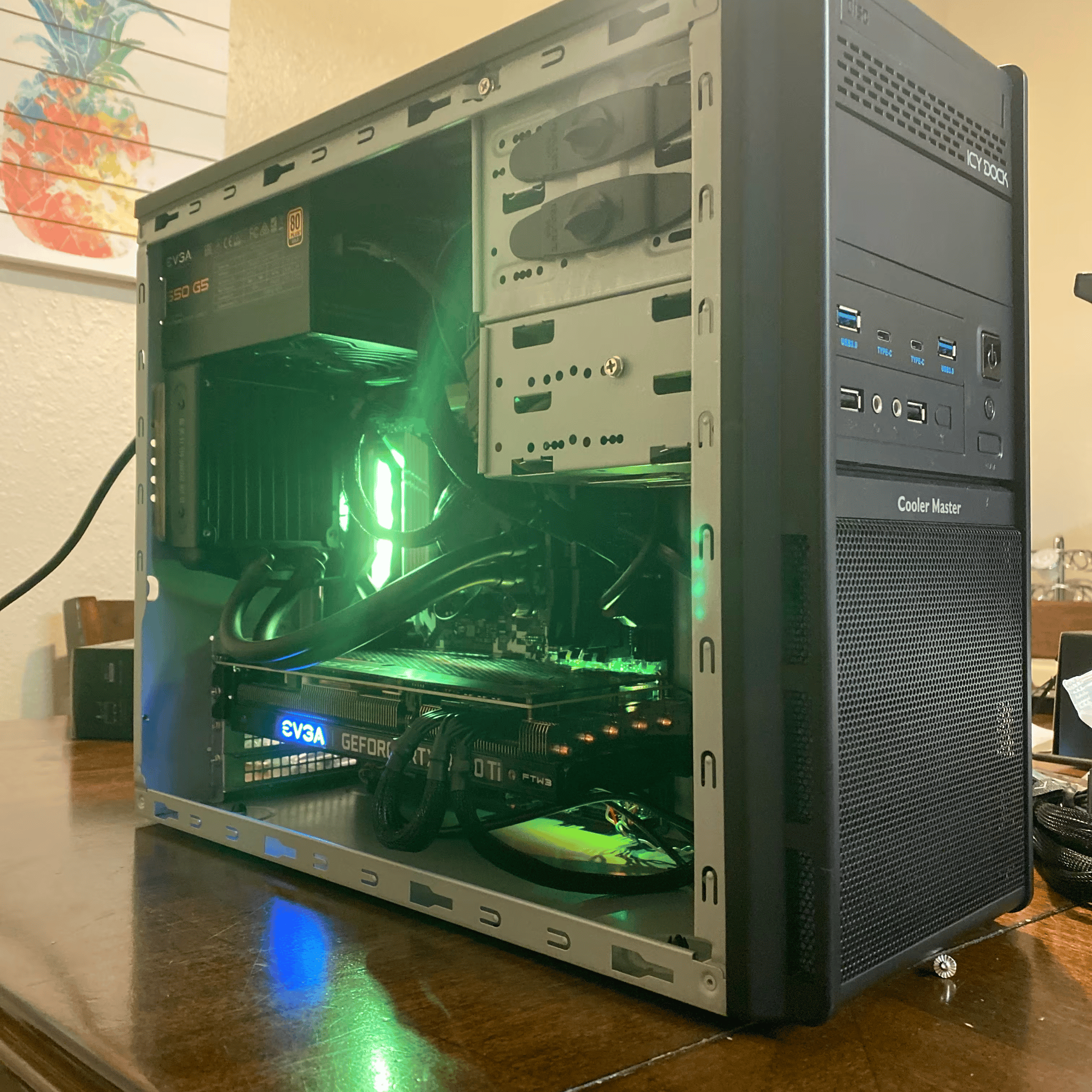 Ryzen 7 5800x & RTX 3060ti - Custom CoolerMaster Sleeper Build