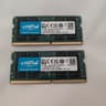 Crucial 32GB (2 x 16GB) 260-Pin SO-DIMM DDR4 3200 (PC4 25600) Laptop RAM Memory - CT16G4SFRA32A