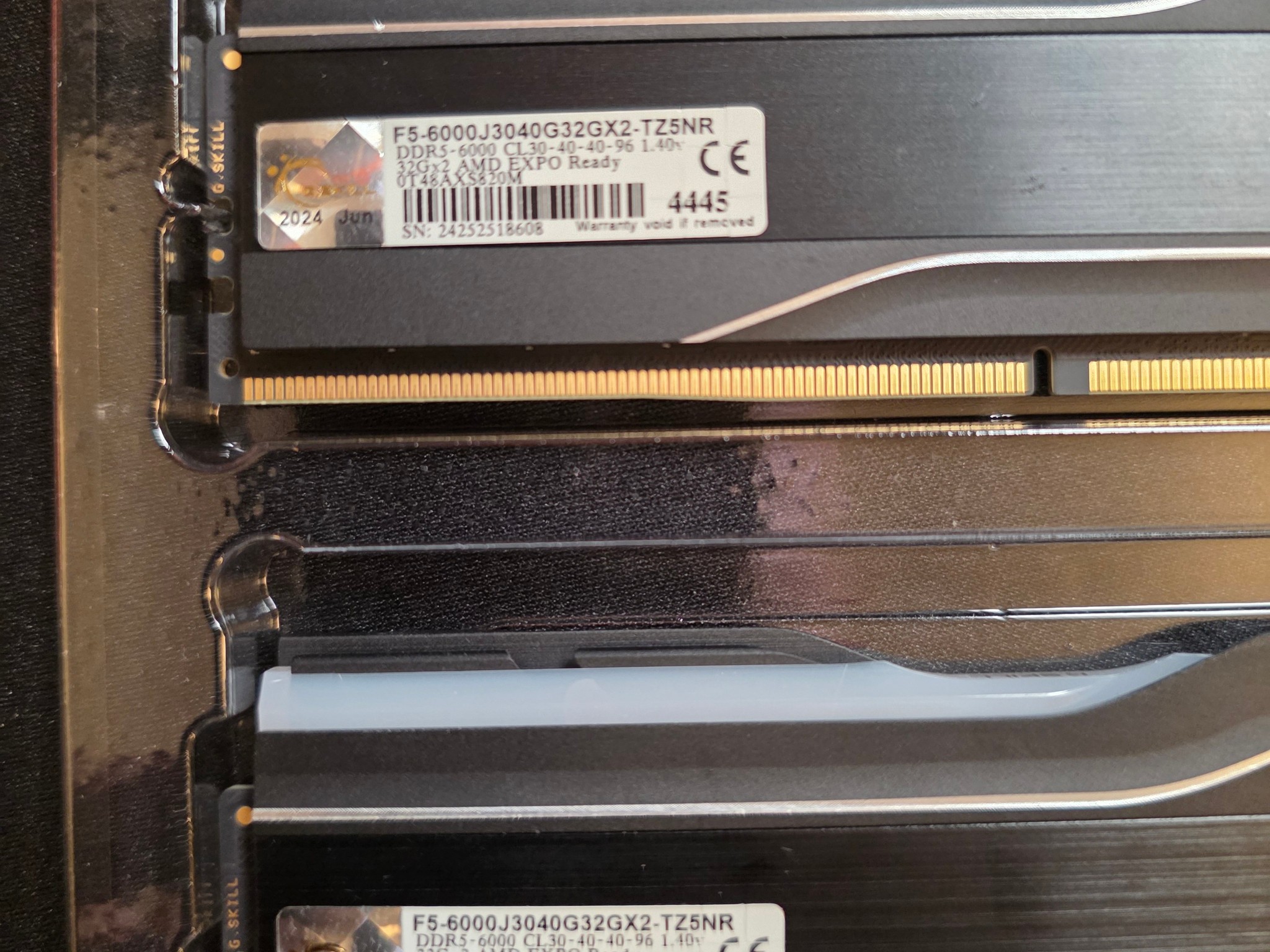 G.SKILL Trident Z5 Neo Series DDR5 RAM AMD Expo 64GB 2x32GB 6000MT/s CL30 F5-6000J3040G32GX2-TZ5N