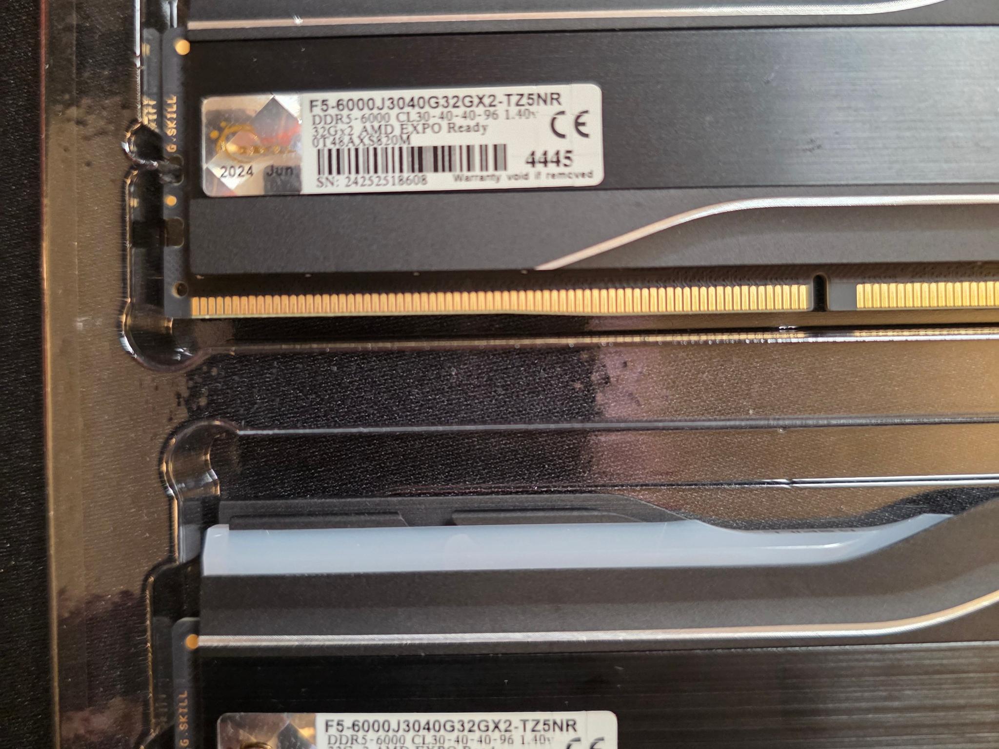 G.SKILL Trident Z5 Neo Series DDR5 RAM AMD Expo 64GB 2x32GB 6000MT/s CL30 F5-6000J3040G32GX2-TZ5N