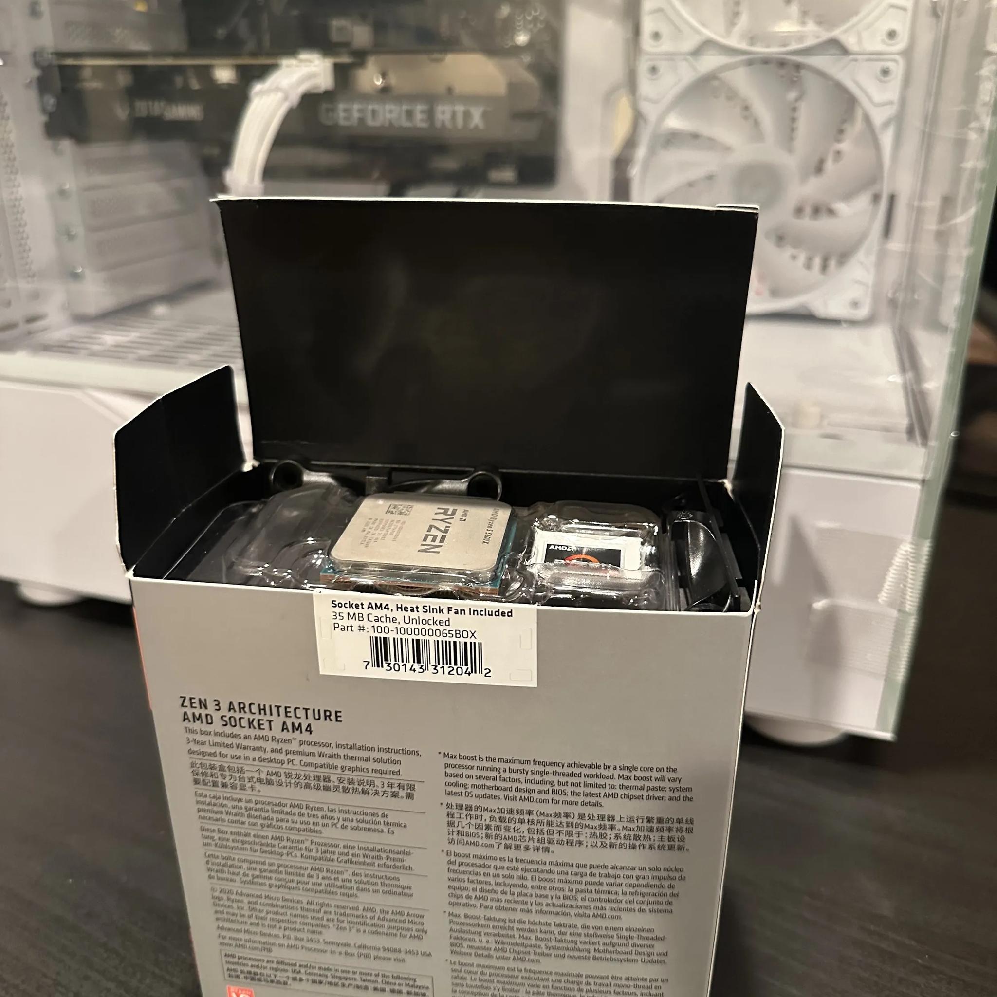 Like New! Ryzen 5 5600x W/ Wraith Stealth CPU Cooler