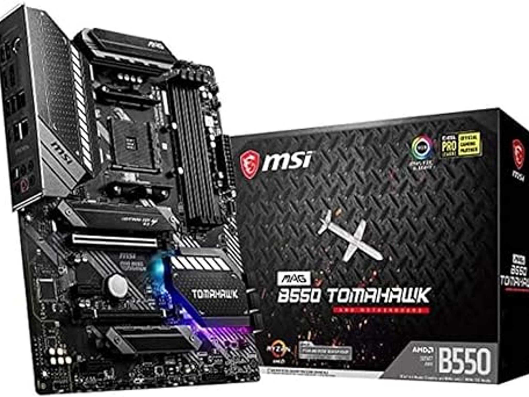 MSI MAG B550 TOMAHAWK ATX AM4 Motherboard – Great for Ryzen 5000 Builds