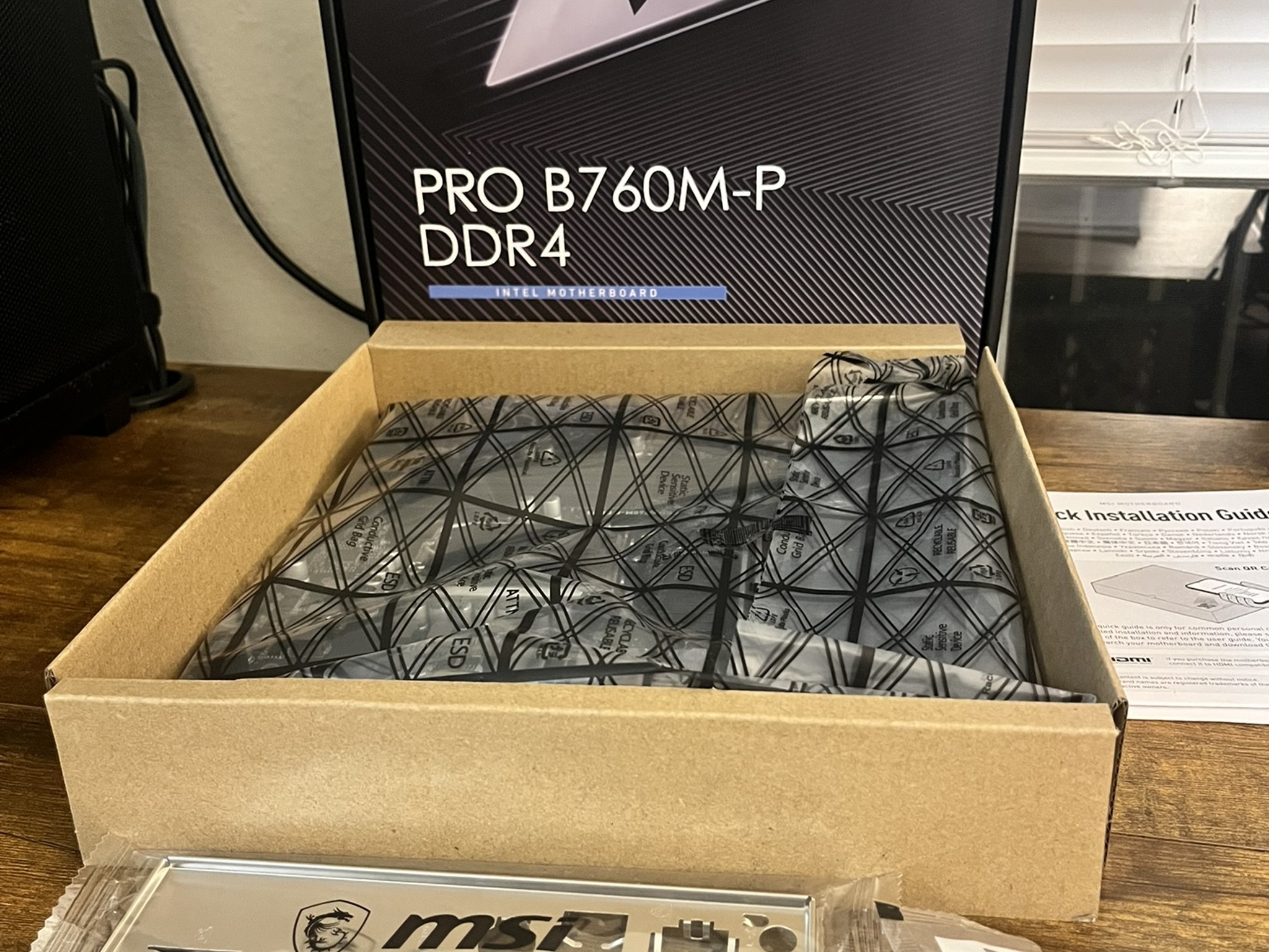 MSI PRO B760M-P DDR4, LGA 1700, mATX motherboard