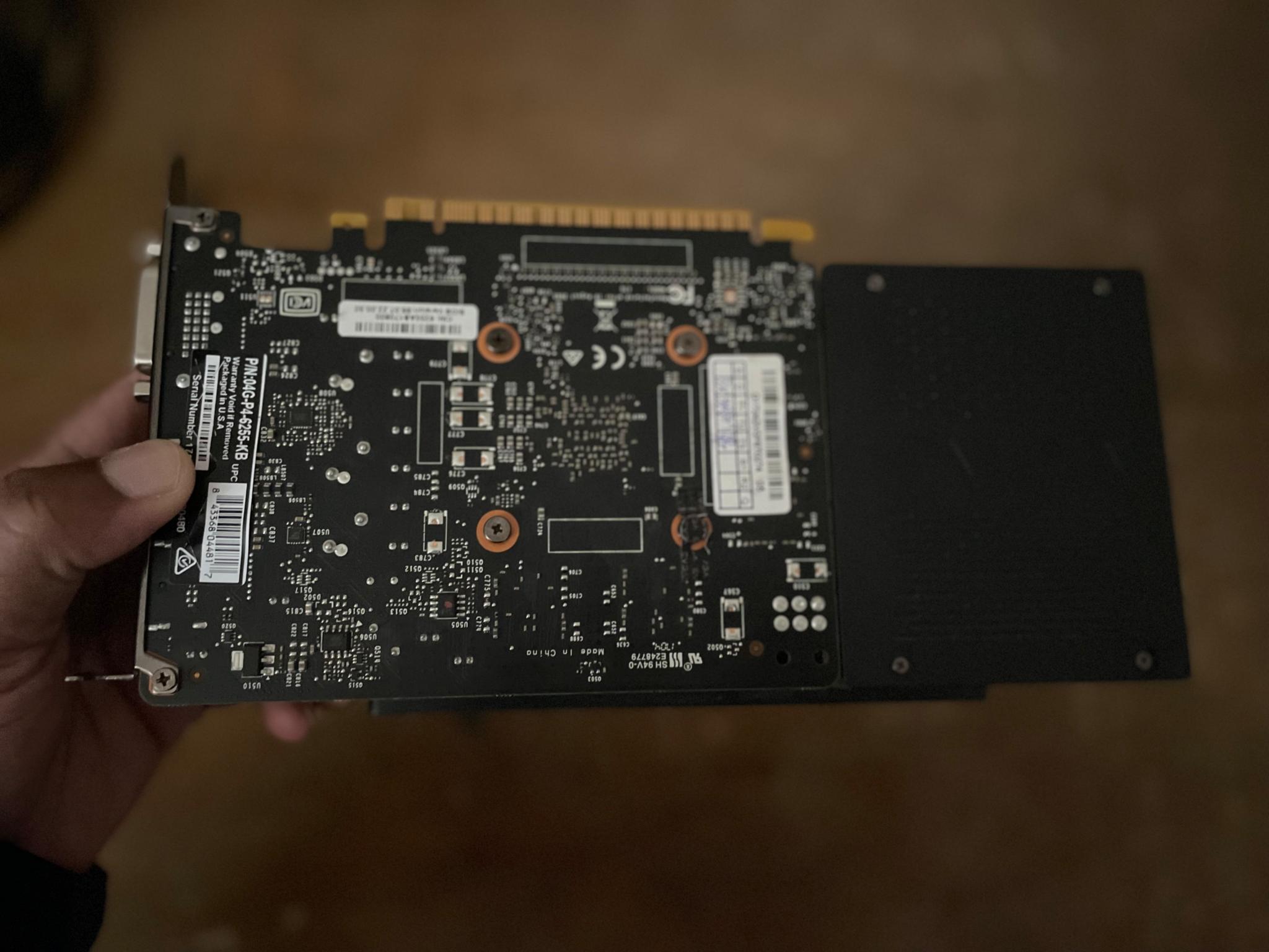 EVGA GTX 1050 Ti 4GB